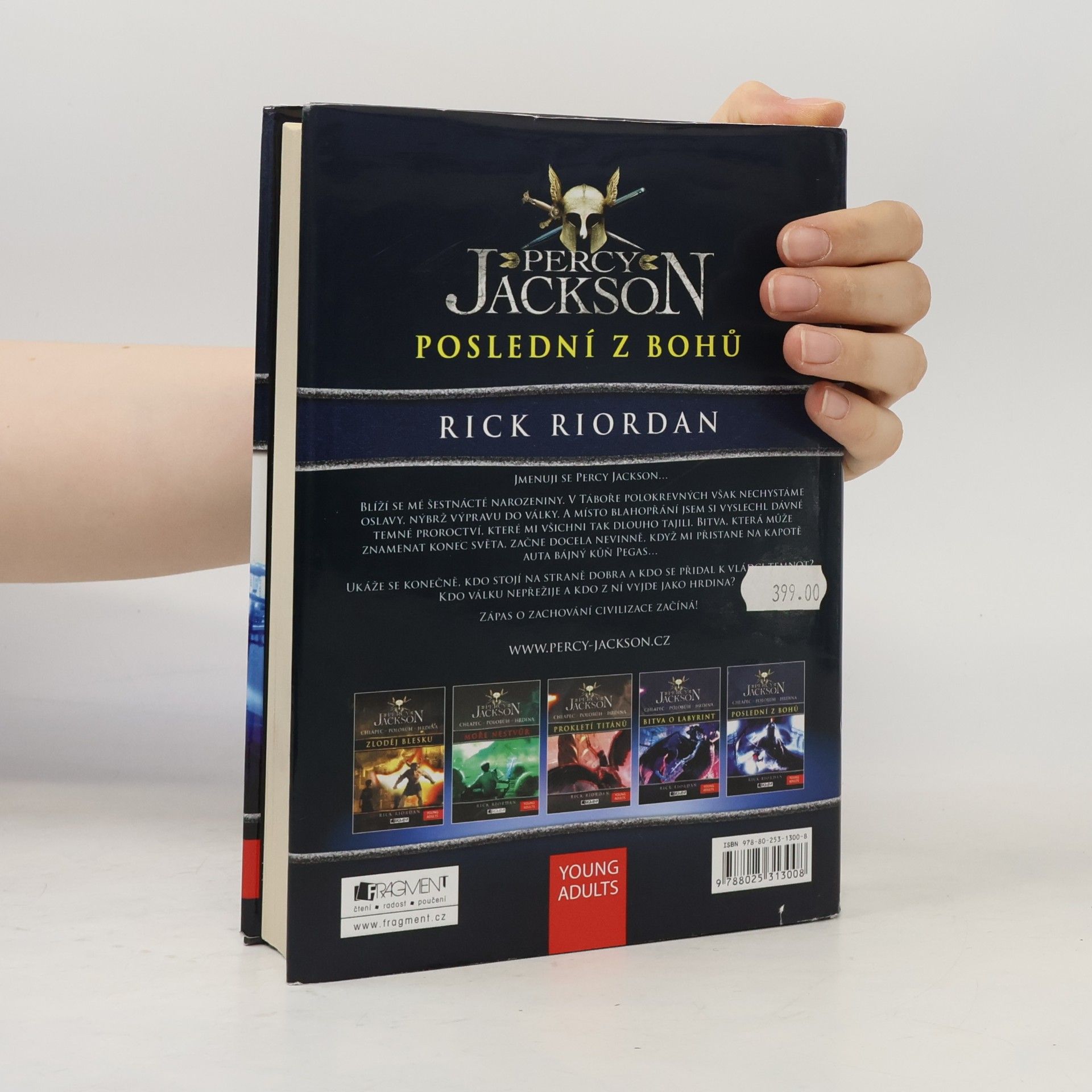 Rick Riordan Percy Jackson. Poslední z bohů