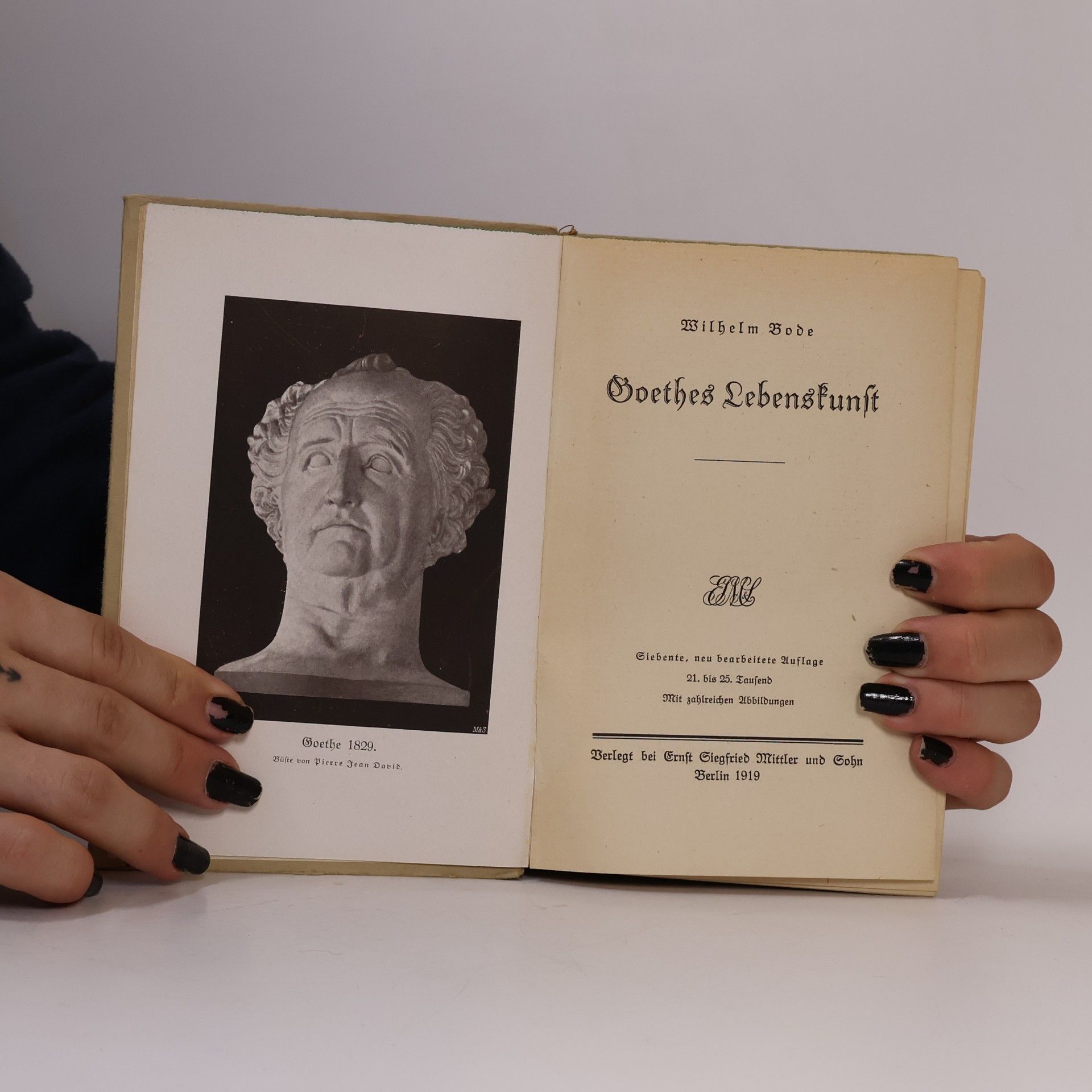 Wilhelm von Bode Goethes Lebenskunst