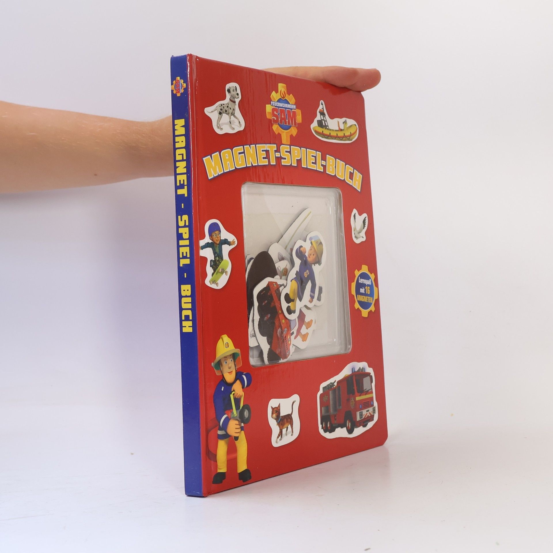 Schwager und Steinlein Feuerwehrmann Sam. Magnet-Spiel-Buch