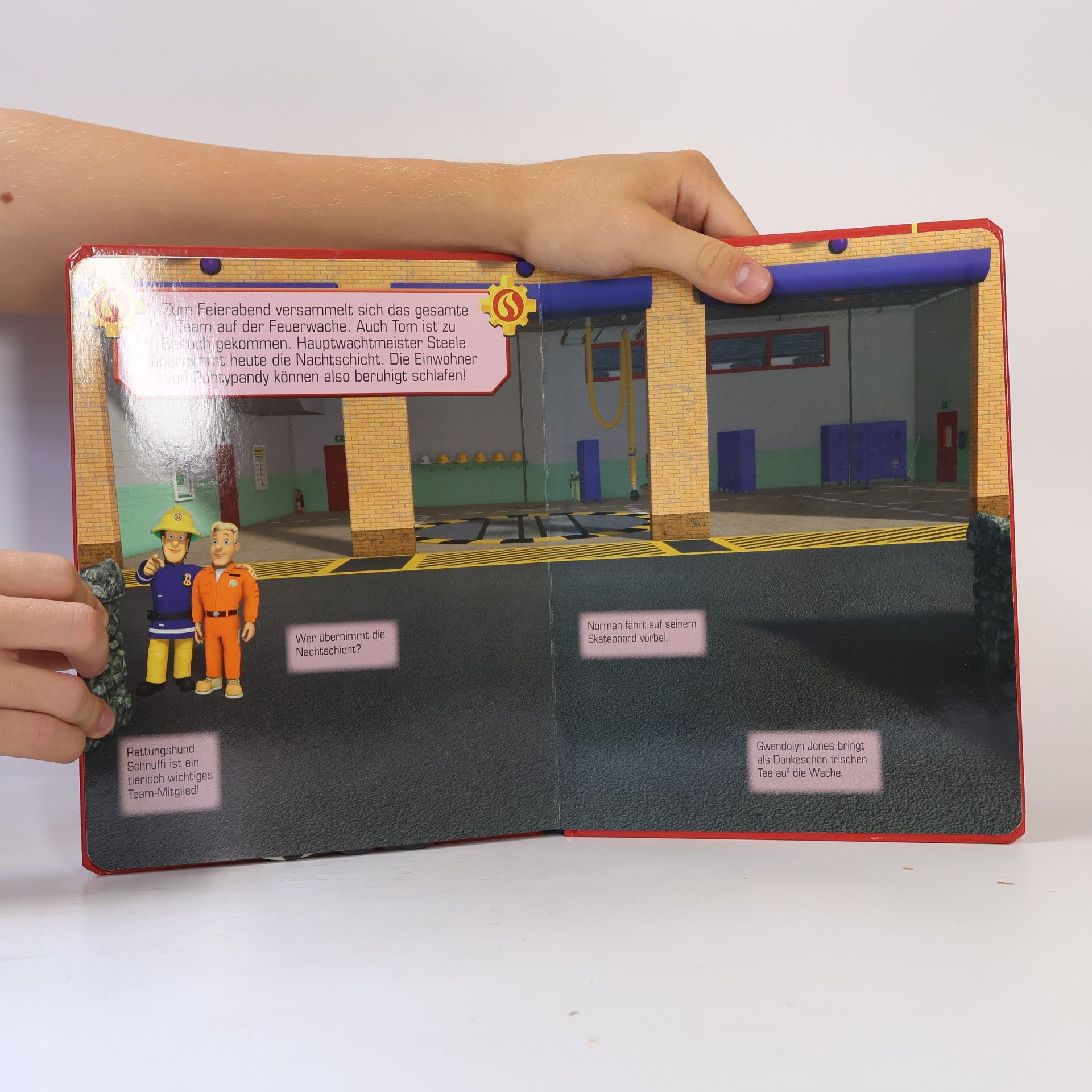 Schwager und Steinlein Feuerwehrmann Sam. Magnet-Spiel-Buch