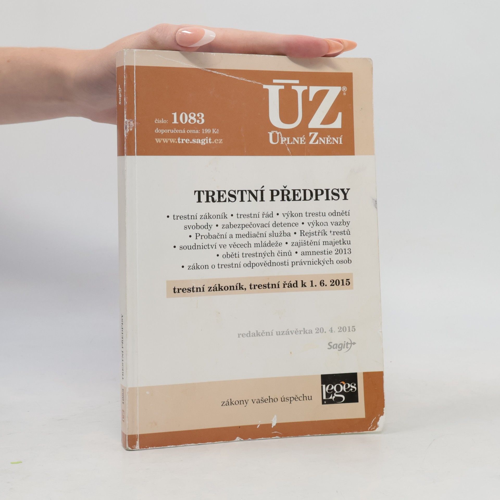 Kolektiv autorů Trestní předpisy [ÚZ 2015 č. 1083]