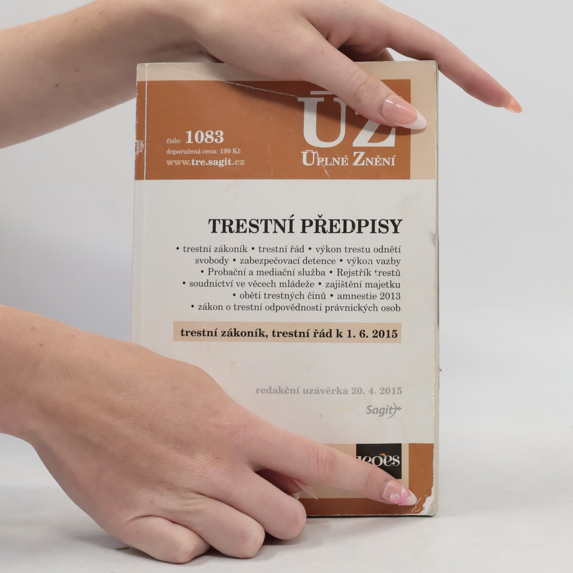 Kolektiv autorů Trestní předpisy [ÚZ 2015 č. 1083]