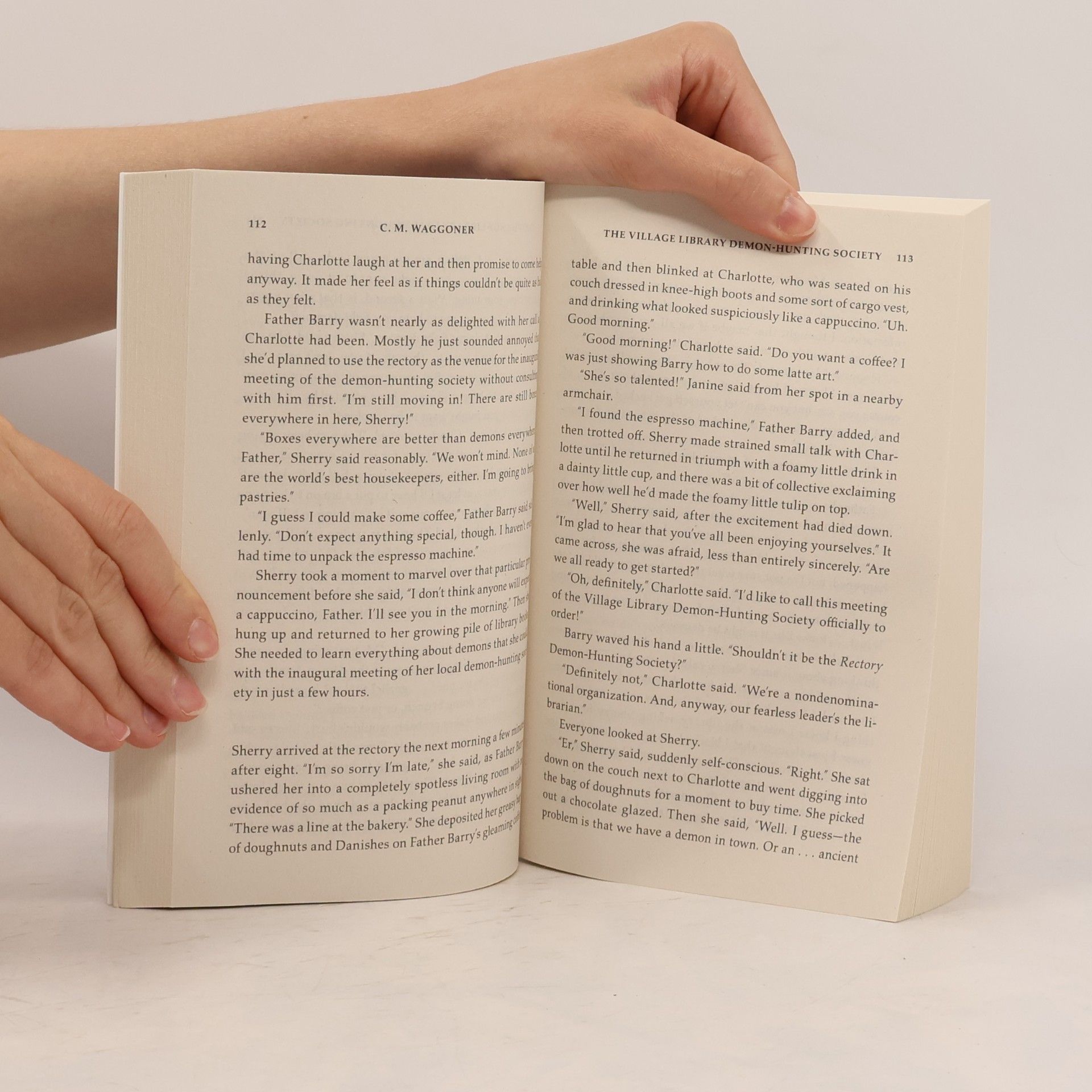 C. M. Waggoner The Village Library Demon Hunting Society