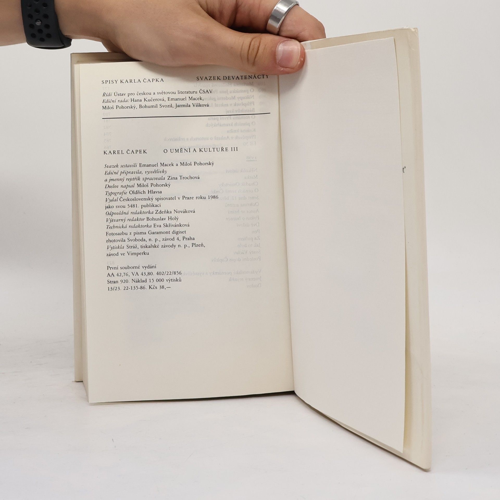 Karel Čapek Spisy XIX. O umění a kultuře III