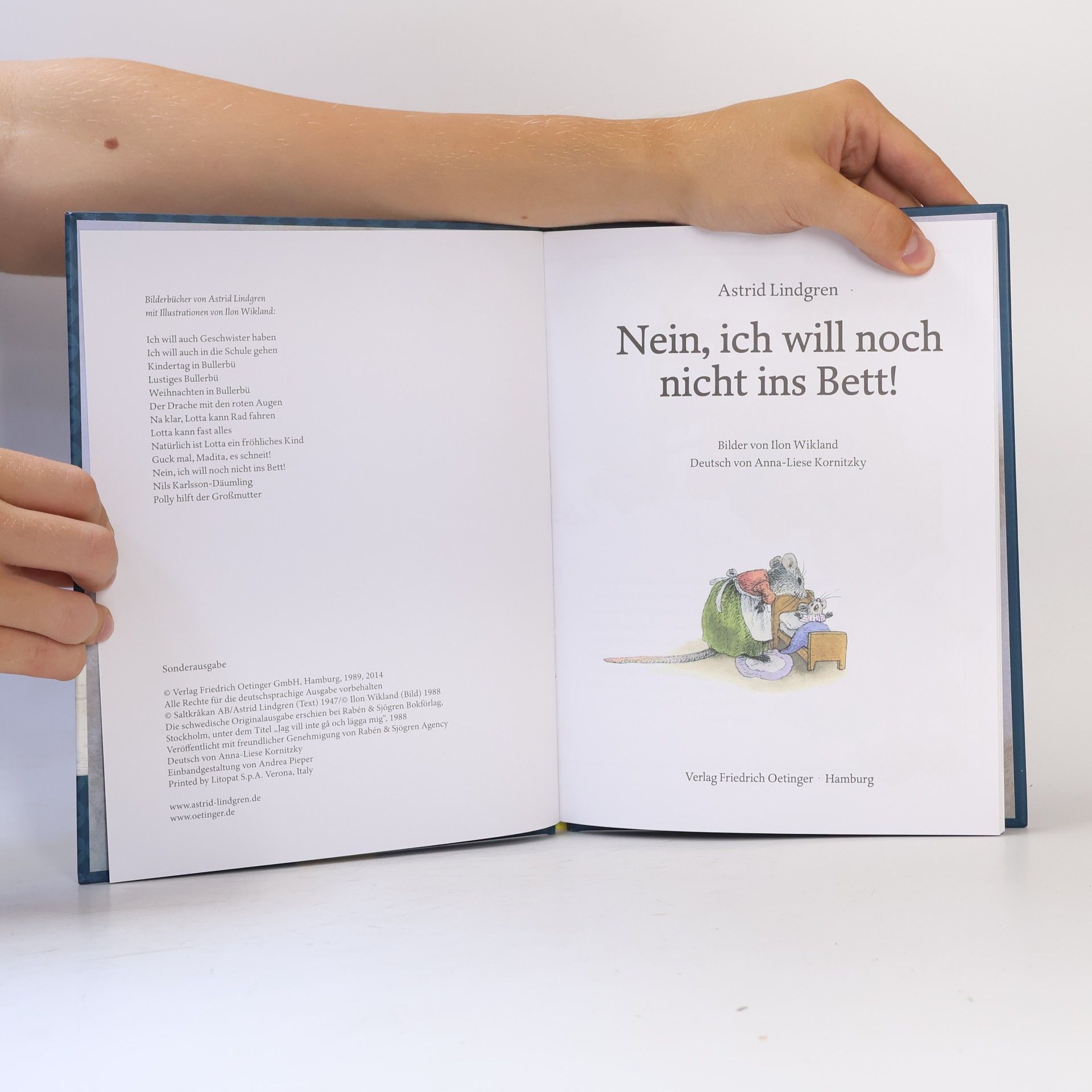 Astrid Lindgren Nein, ich will noch nicht ins Bett