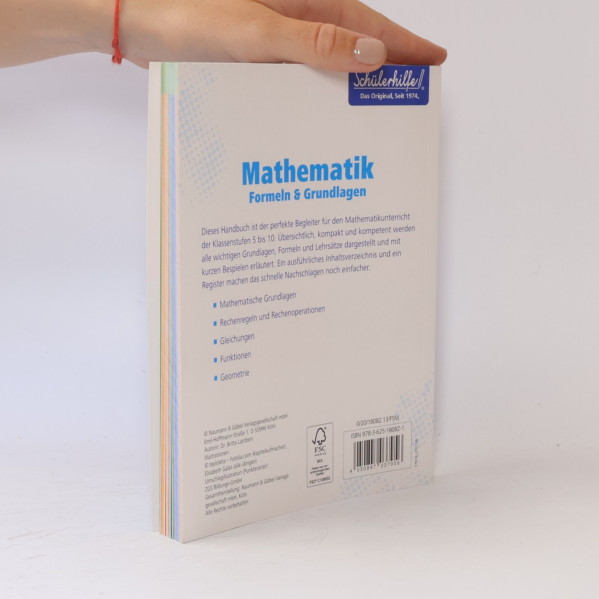 Britta Lambers-Awiszus Mathematik: Formeln und Grundlagen, Klasse 5.-10.
