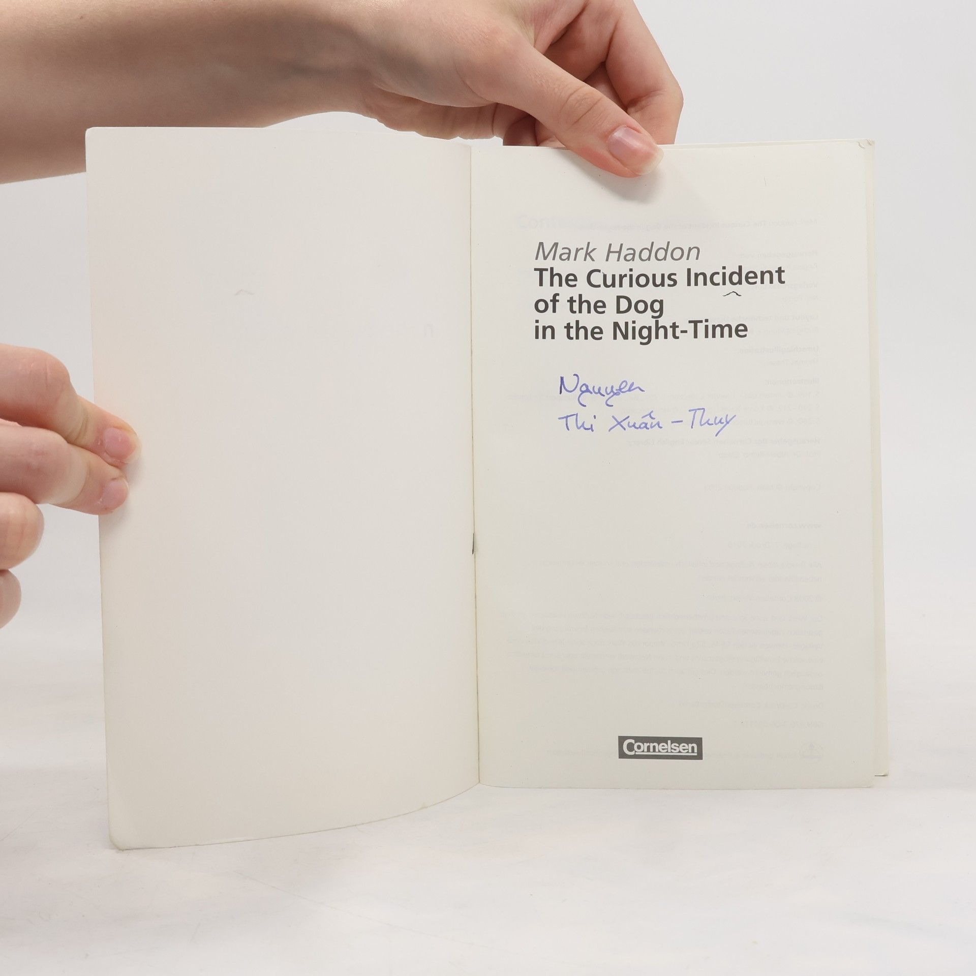 Mark Haddon The Curious Incident of the Dog in the Night-time
