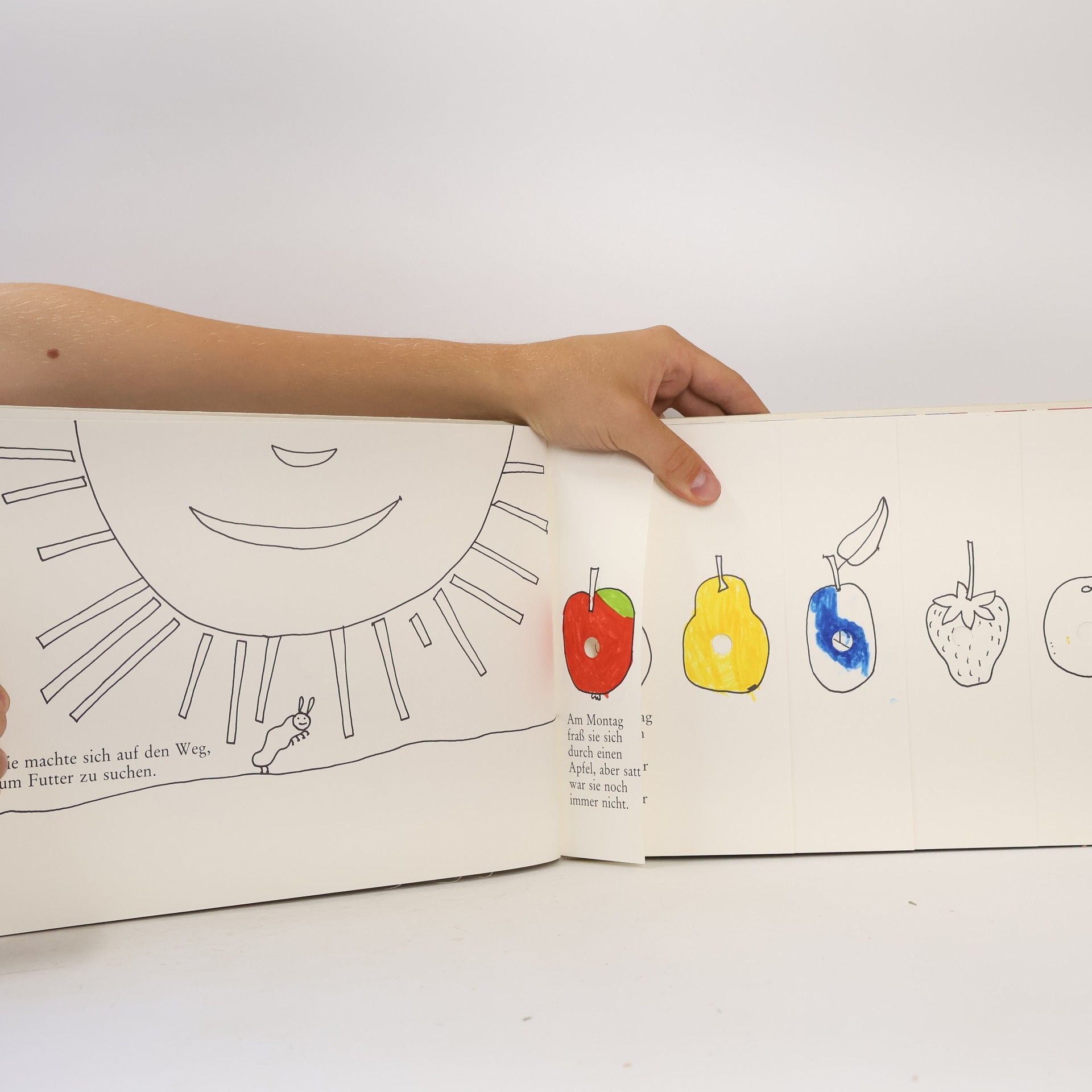 Eric Carle Meine kleine Raupe Nimmersatt. Malbuchausgabe