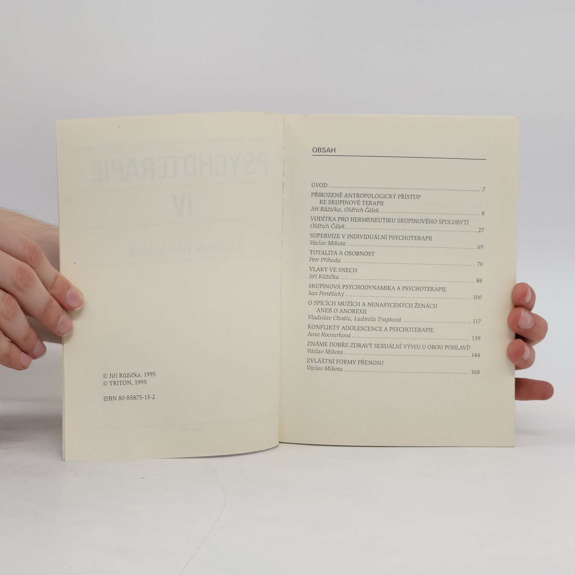 Autorenkollektiv Psychoterapie IV. Sborník přednášek