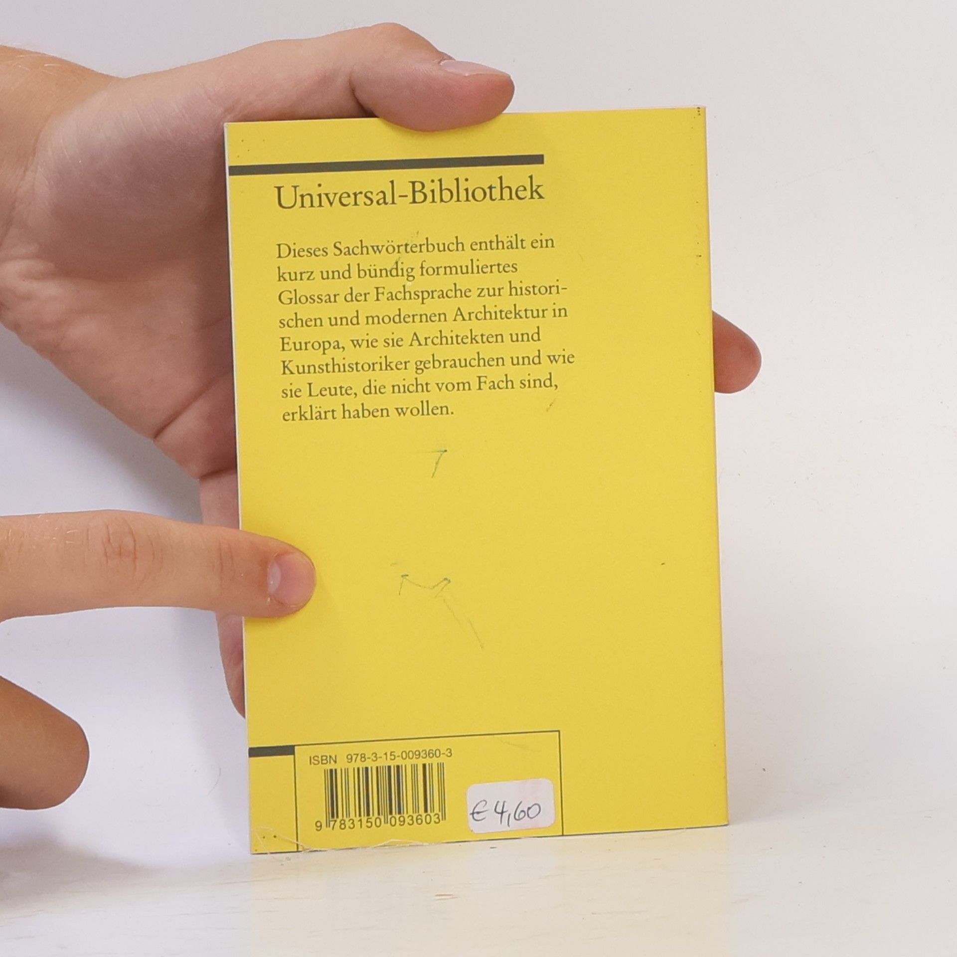 Kleines Wörterbuch der Architektur