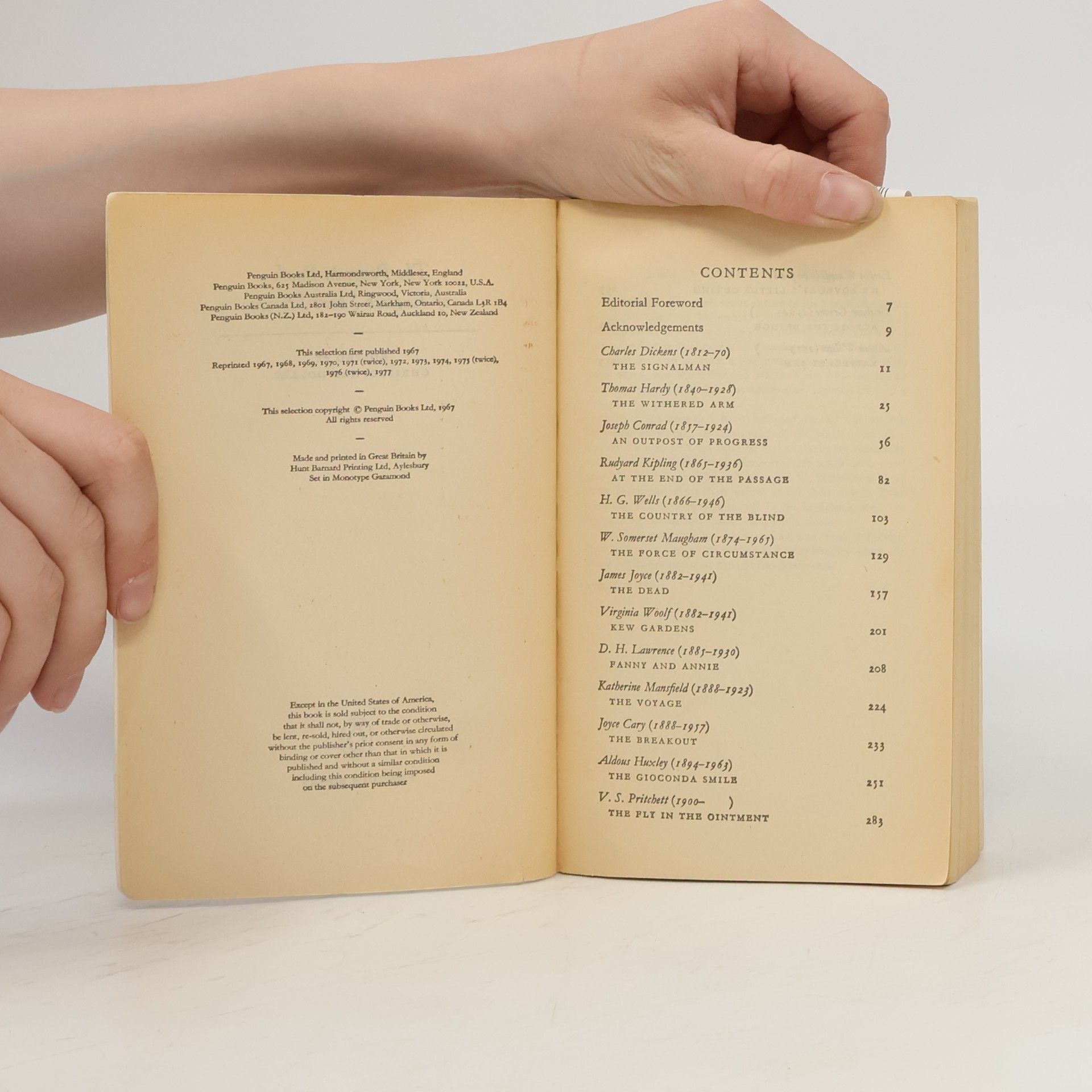 Christopher Dolley The Penguin Book of English Short Stories