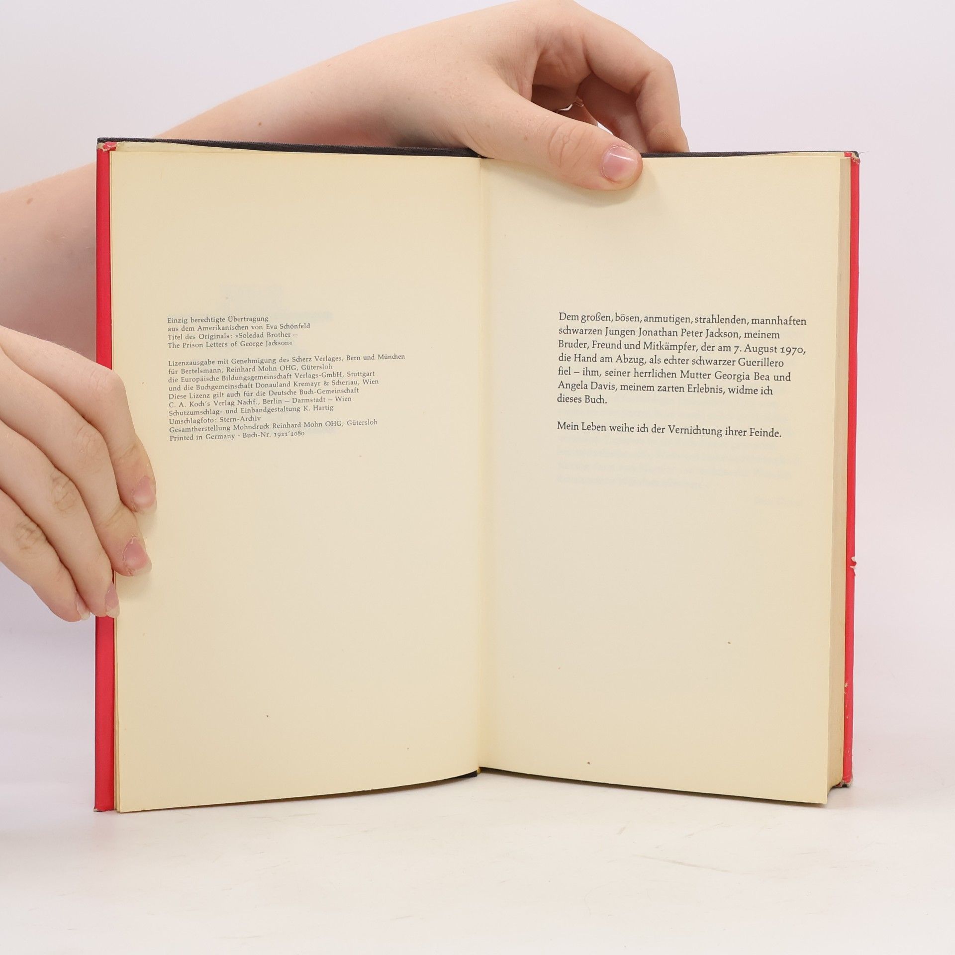 George Jackson In die Herzen ein Feuer