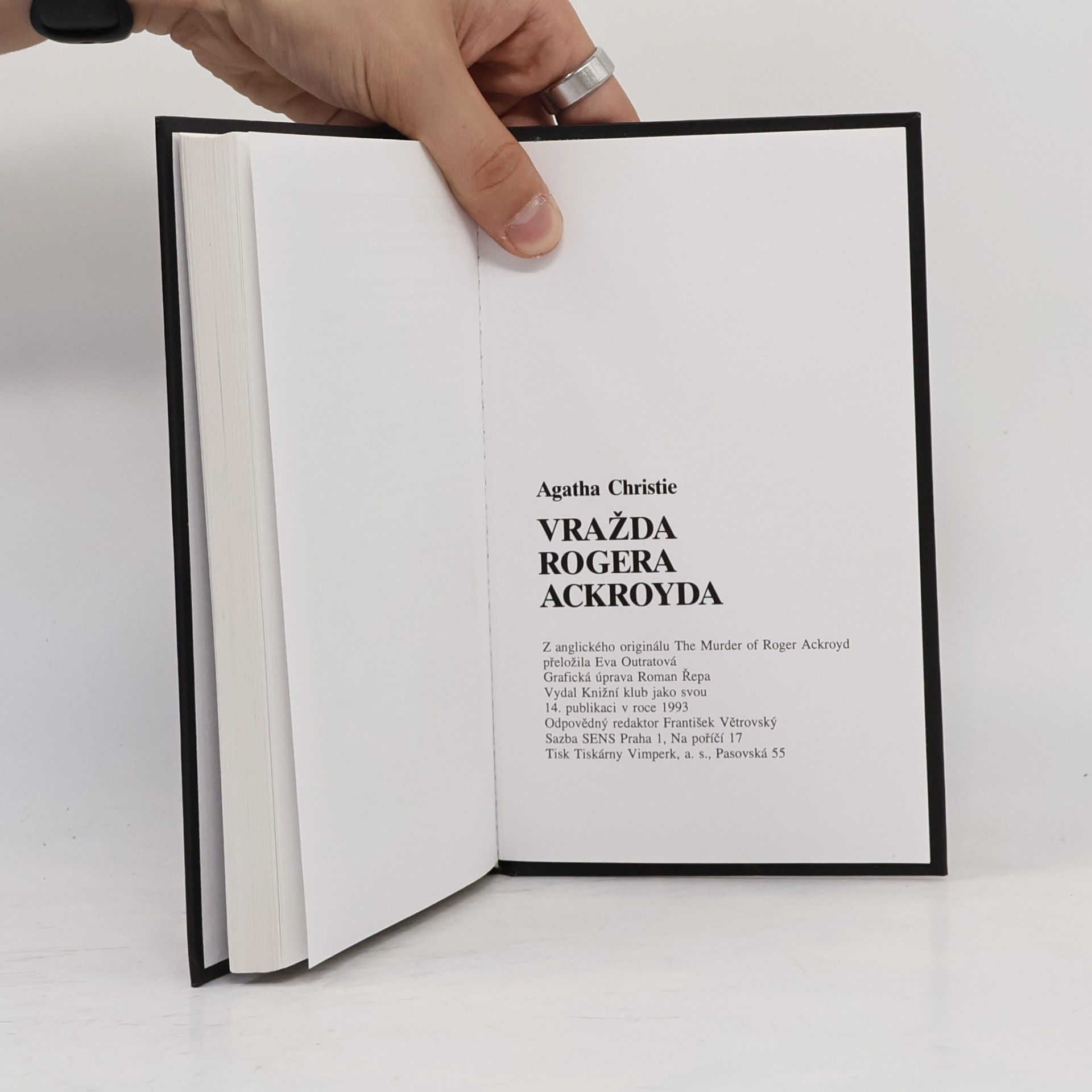 Agatha Christie Vražda Rogera Ackroyda