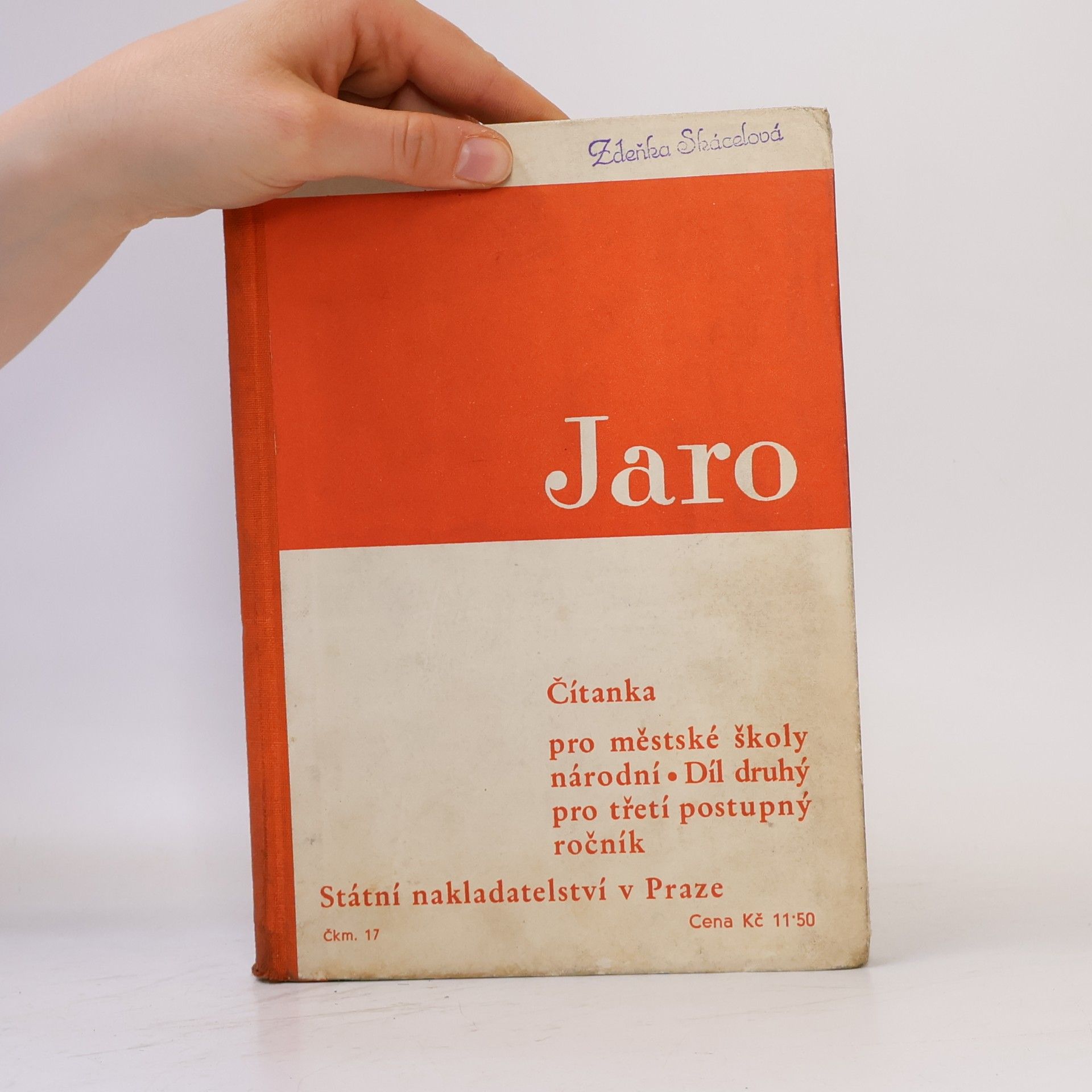 Josef Keprta Jaro - čítanka pro městské školy národní Díl II.