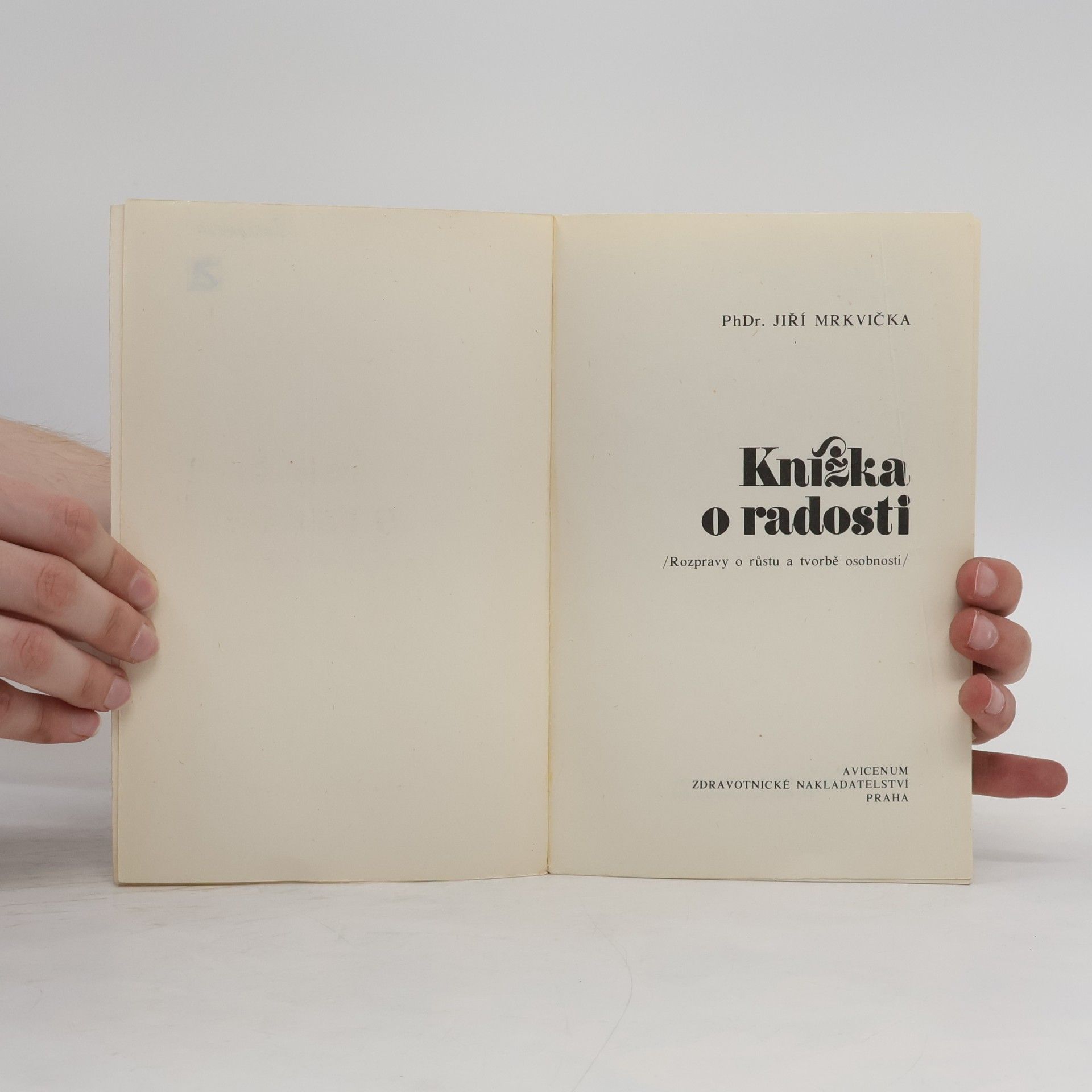 Jiří Mrkvička Knížka o radosti