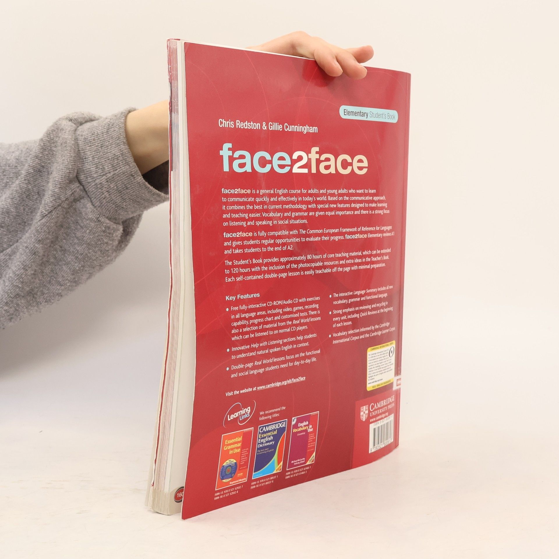 Gillie Cunningham Face2face. Elementary A1 & A2 Student's Book