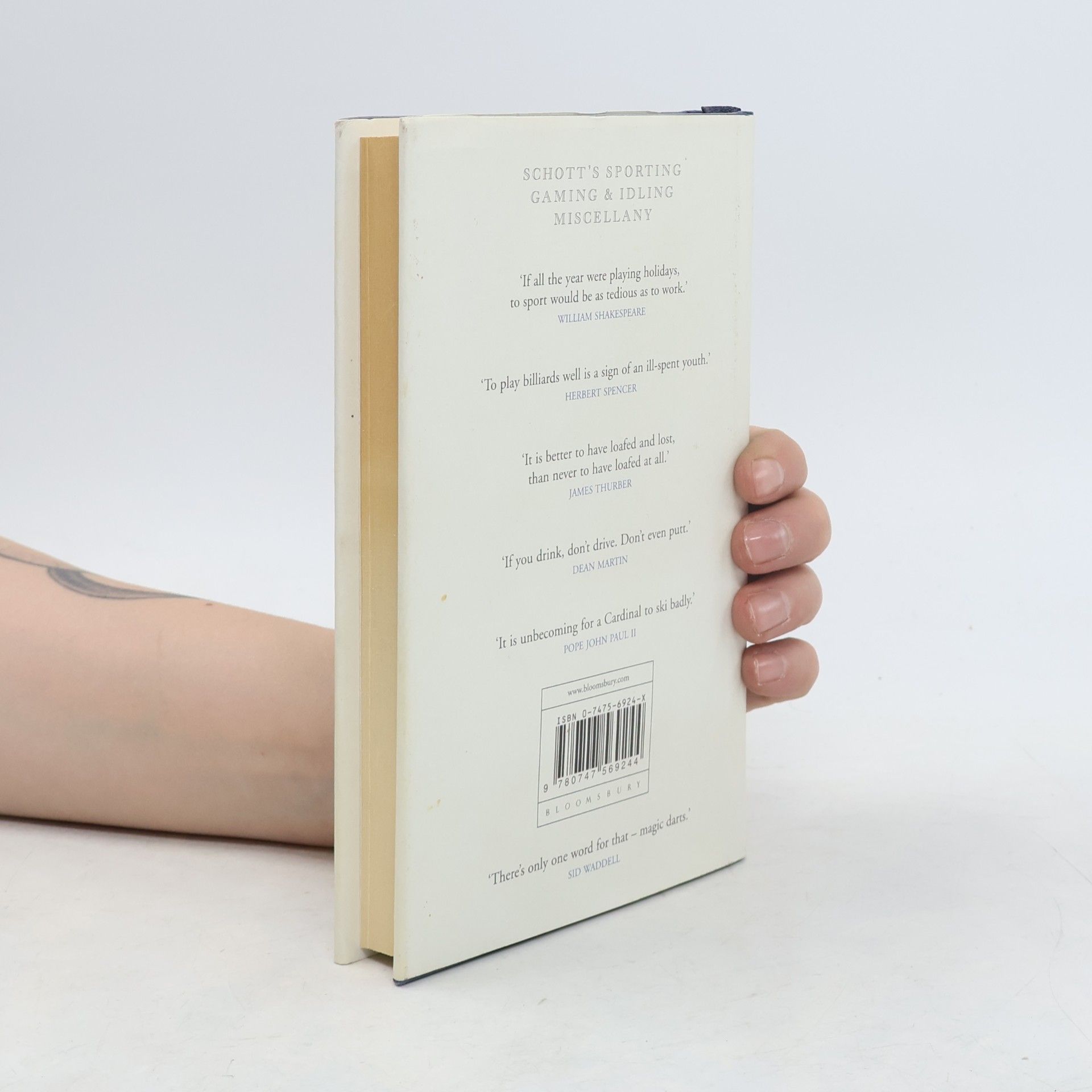 Ben Schott Schott's sporting, gaming & idling miscellany