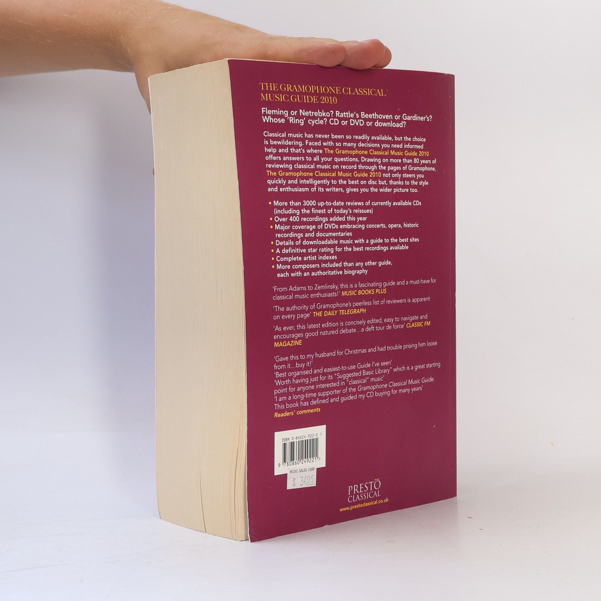 James Jolly The Gramophone Classical Music Guide 2010