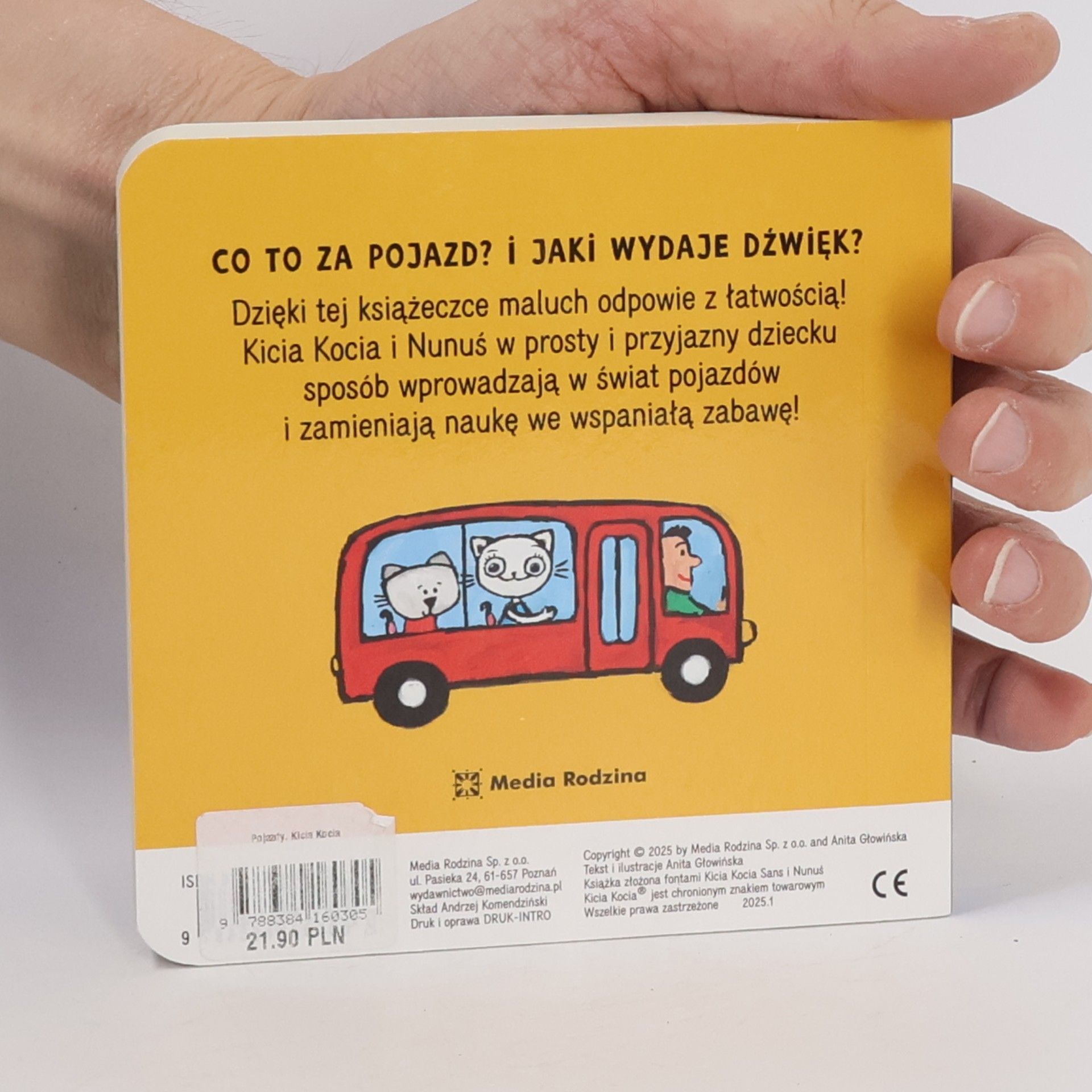 Anita Głowińska Kicia Kocia i Nunus. Pojazdy