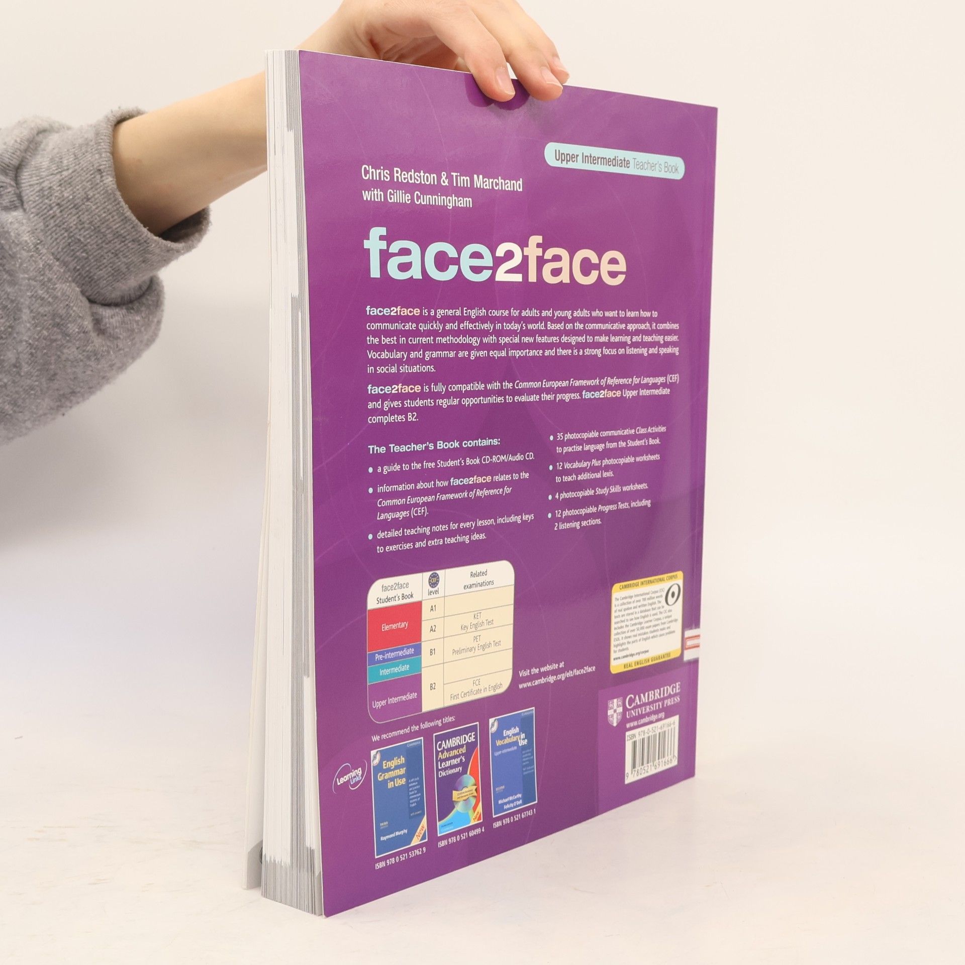 Gillie Cunningham Face2face Upper Intermediate Teacher's Book