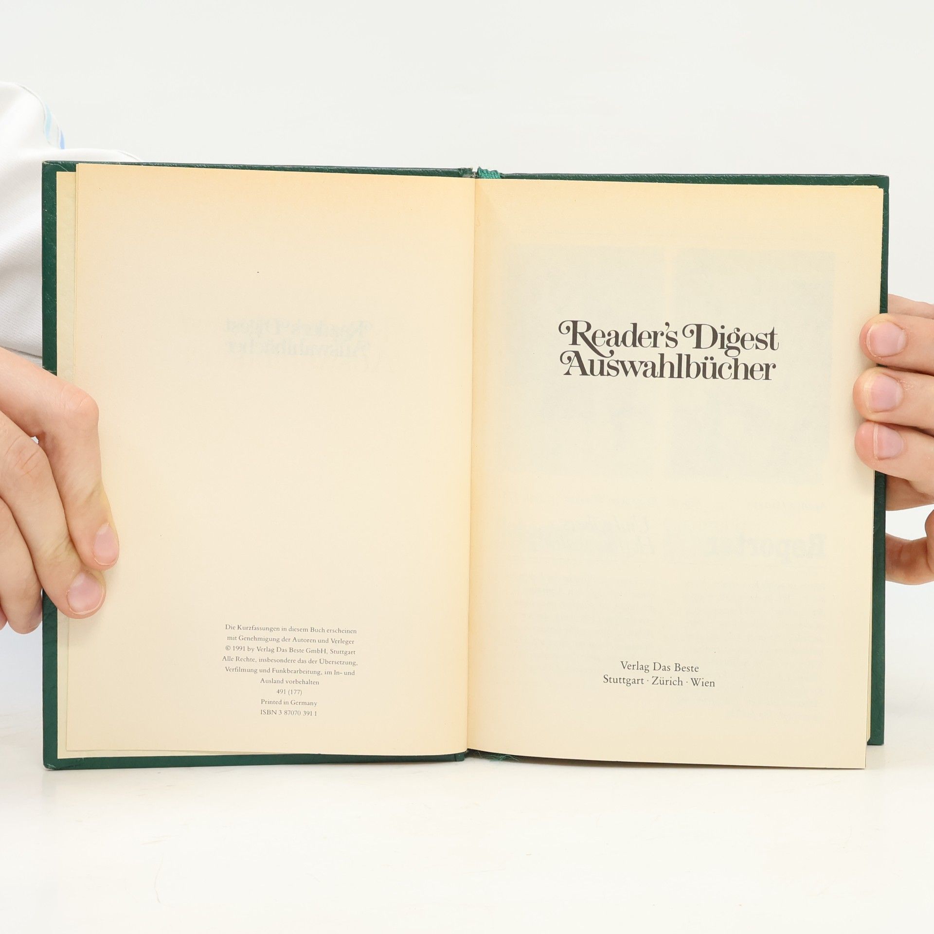 Arthur Hailey Reader's Digest Auswahlbücher