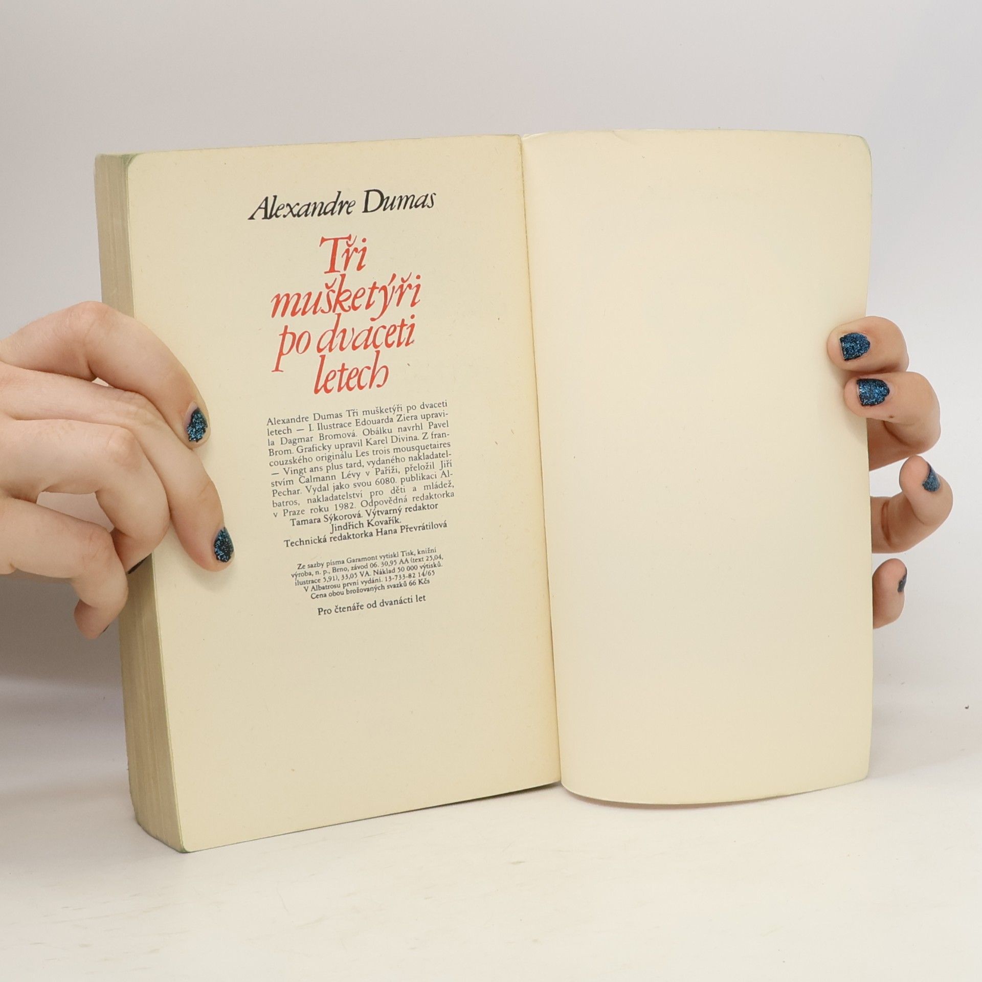 Alexandre Dumas starší Tři mušketýři po dvaceti letech I