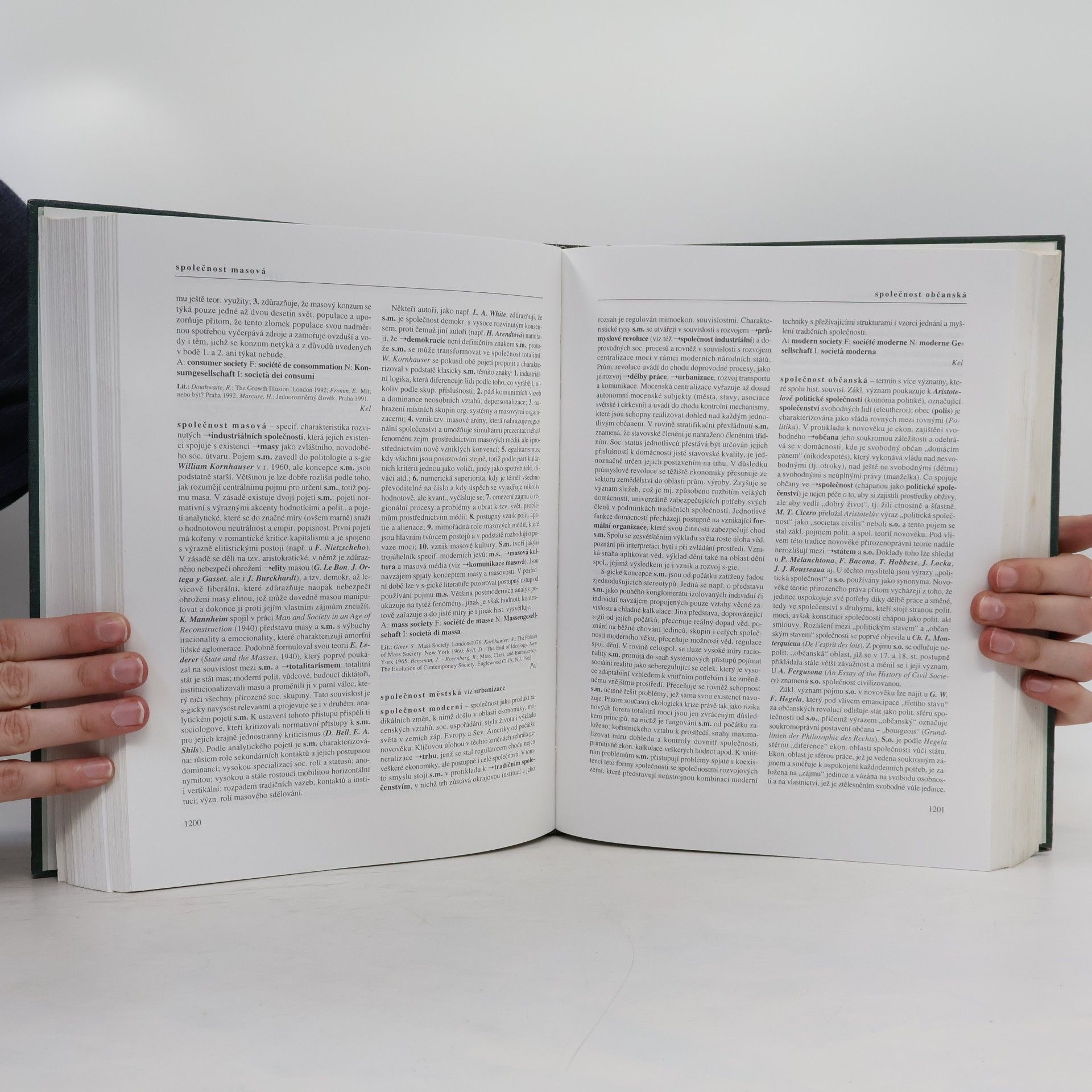 Miloslav Petrusek Velký sociologický slovník. 2. svazek, P-Z