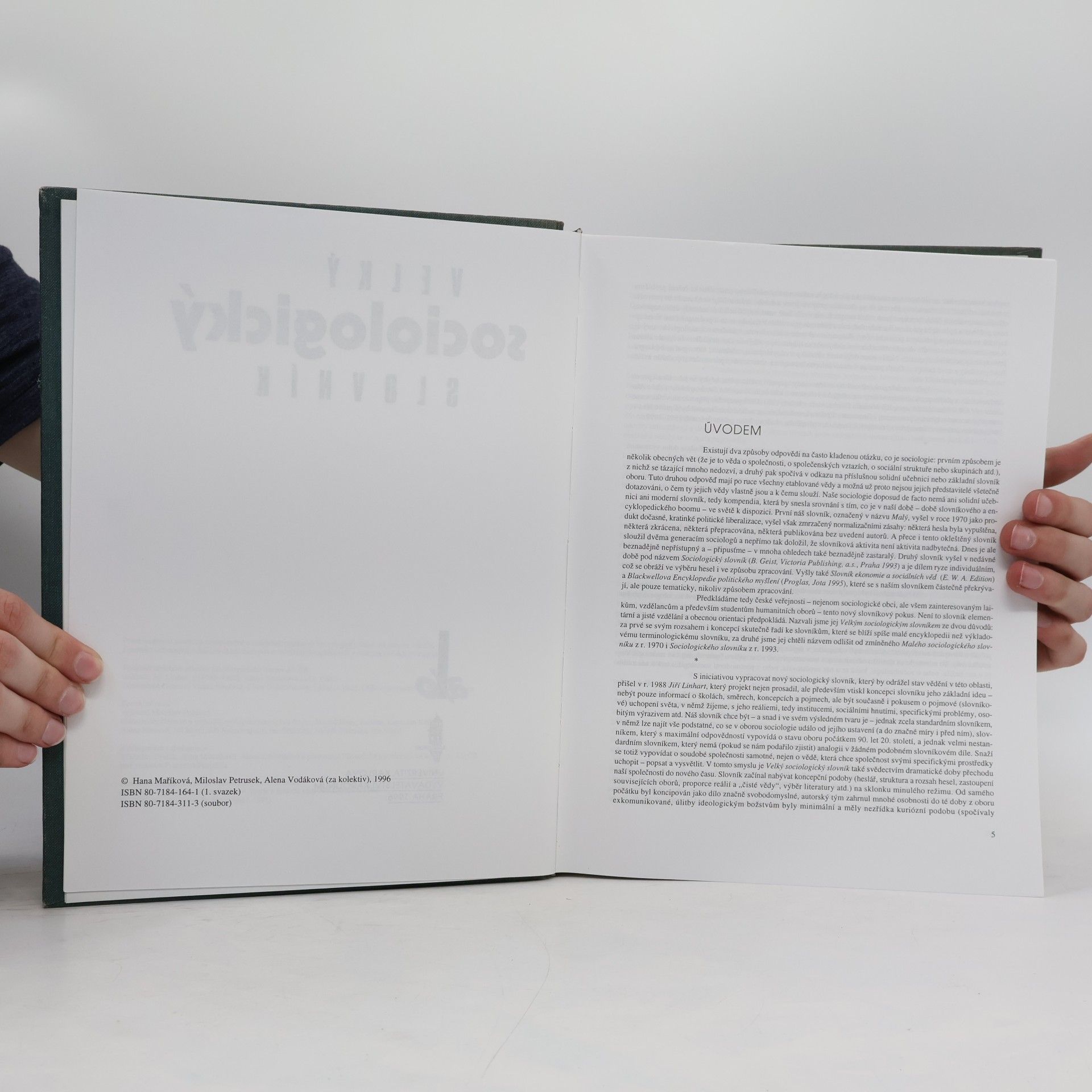 Autorenkollektiv Velký sociologický slovník. I, A-O