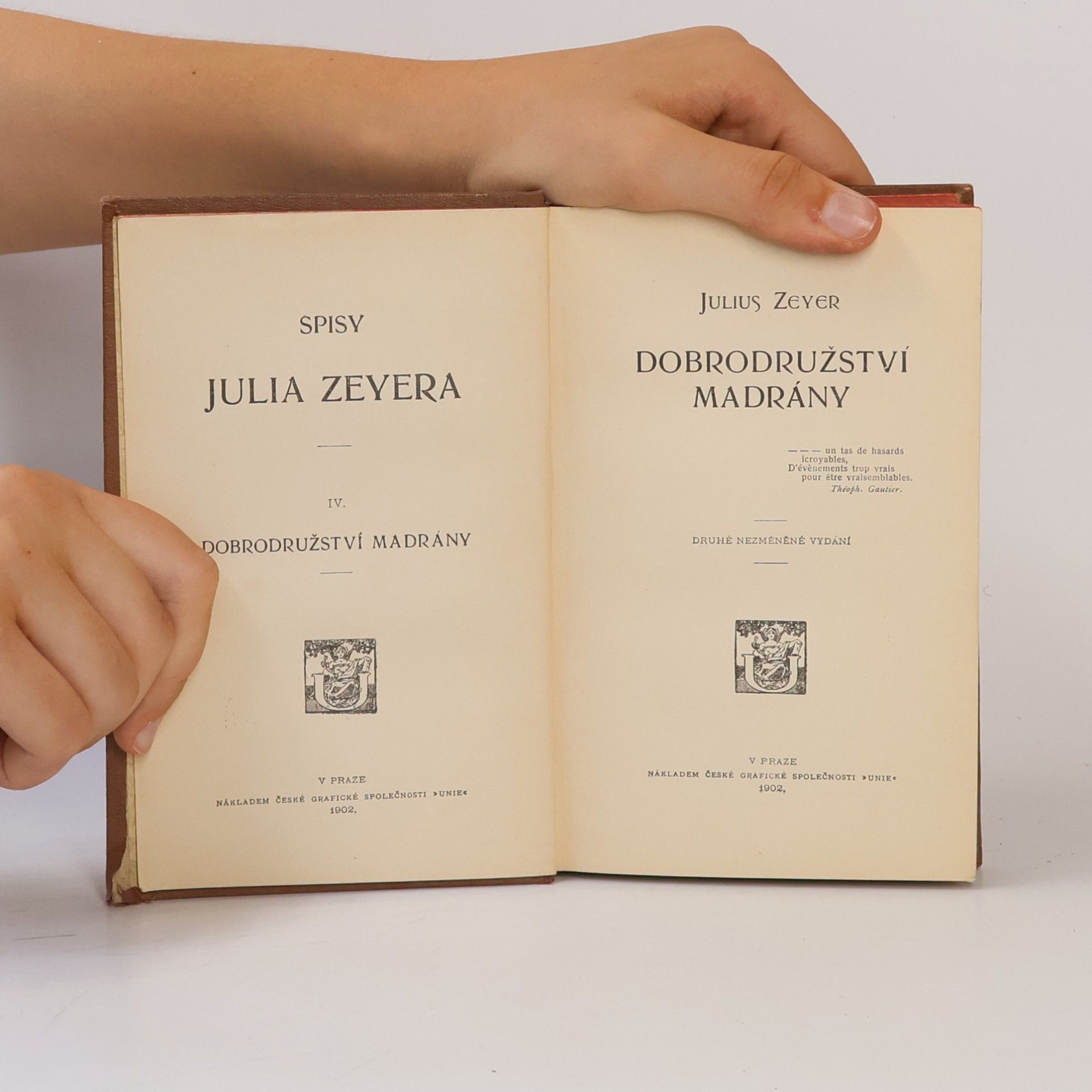 Julius Zeyer Dobrodružství Madrány