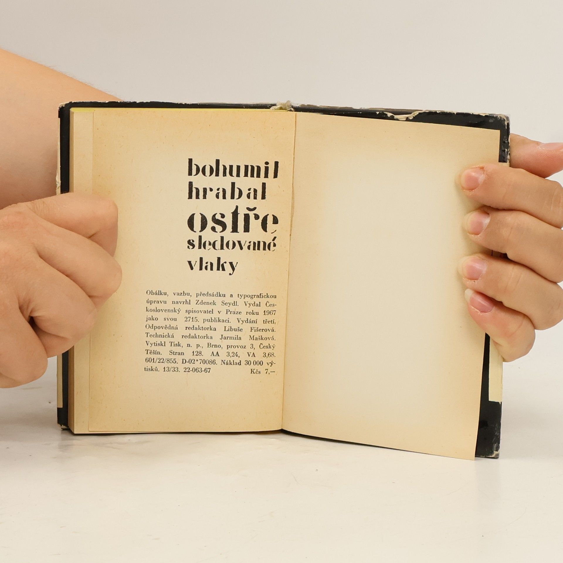 Bohumil Hrabal Ostře sledované vlaky