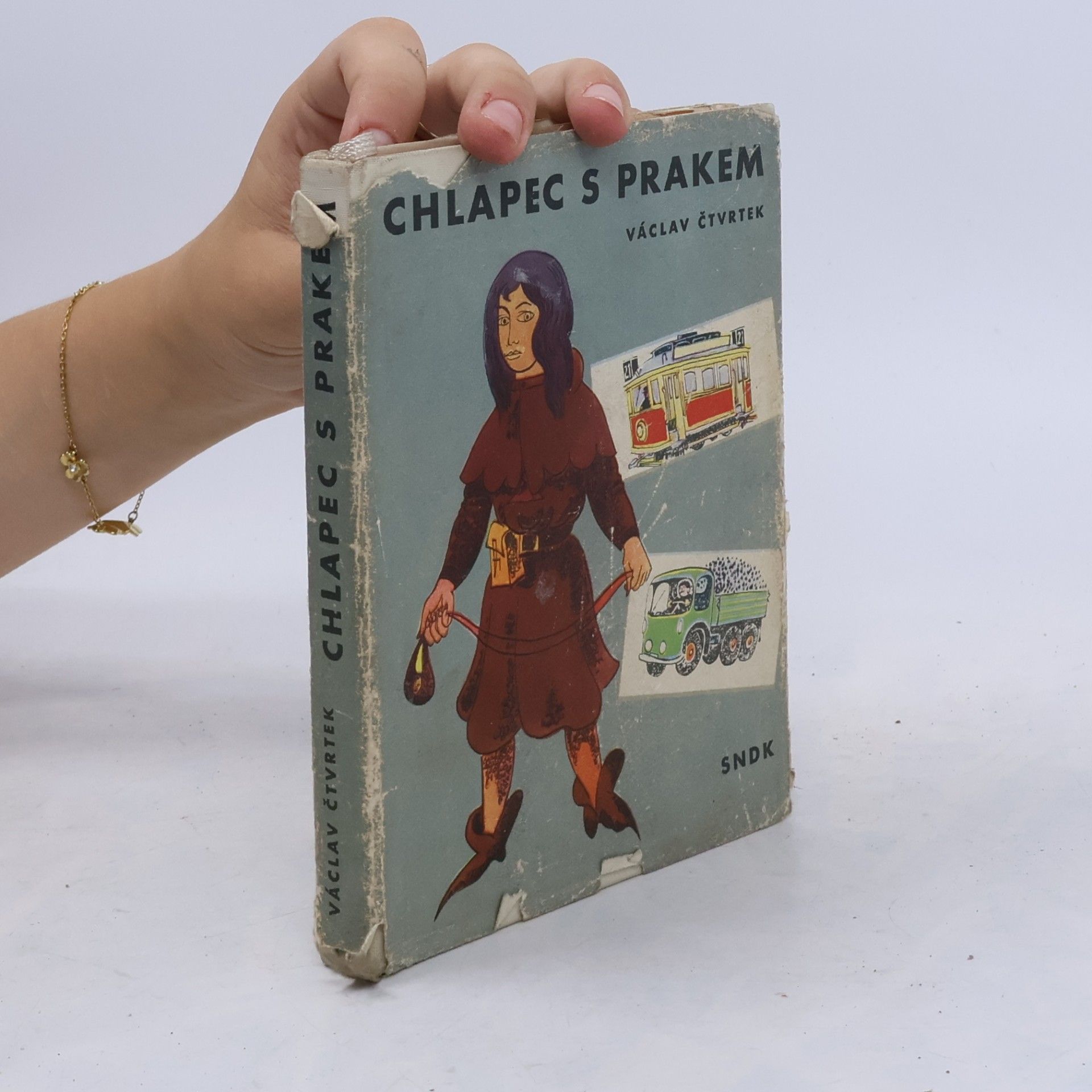 Václav Čtvrtek Chlapec s prakem