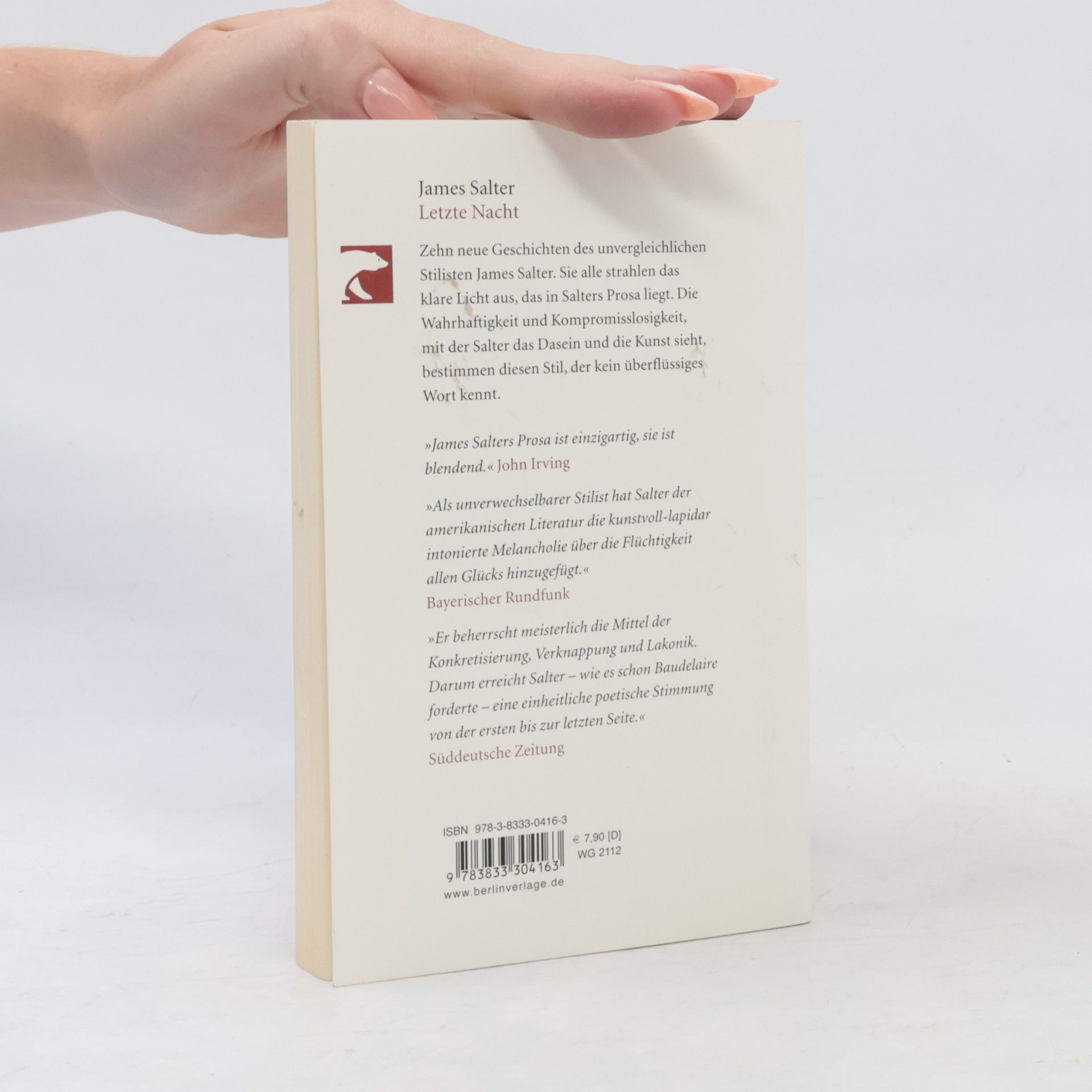 James Salter Letzte Nacht