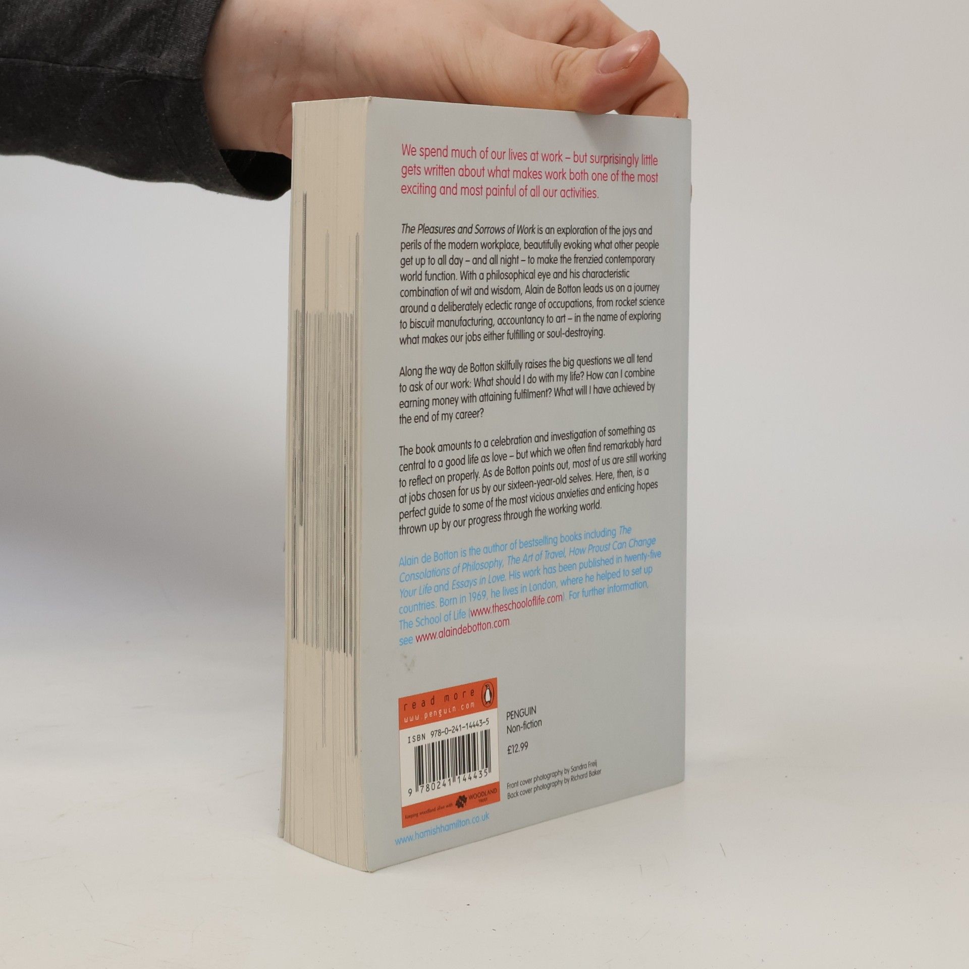 Alain de Botton The Pleasures and Sorrows of Work