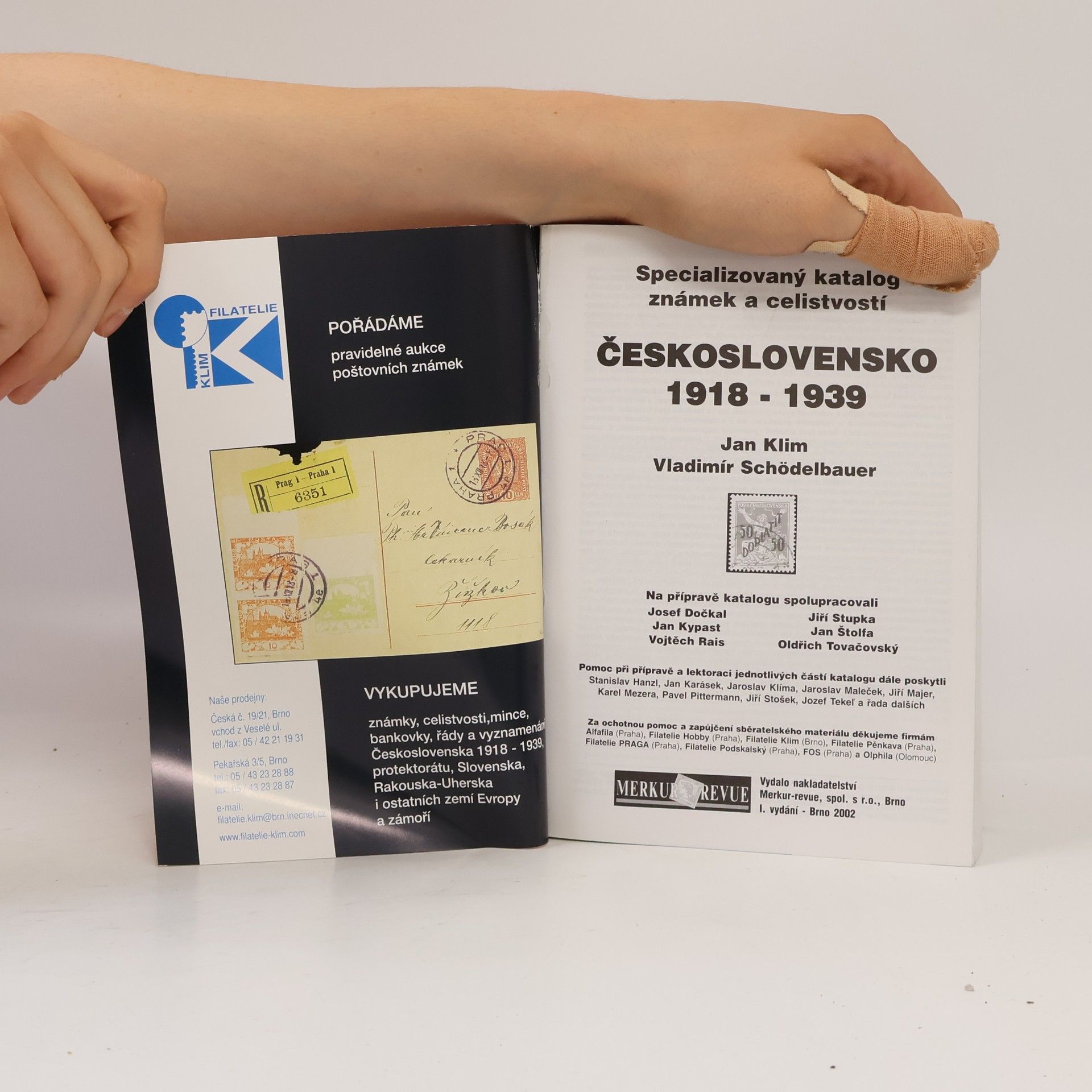 Kolektív autorov Československo 1918 - 1939. III. část. Specializovaný katalog známek a celistvostí