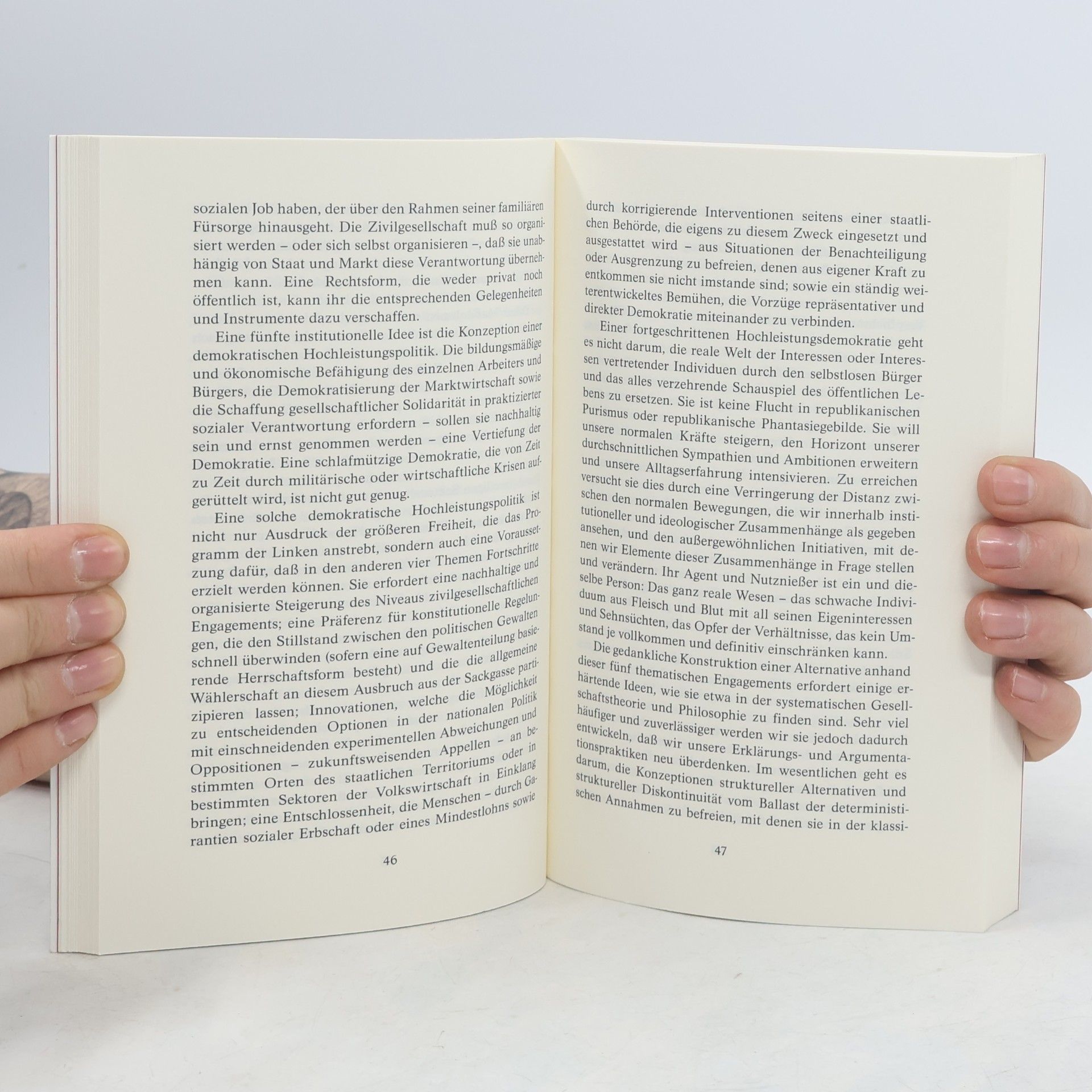 Roberto Mangabeira Unger Wider den Sachzwang