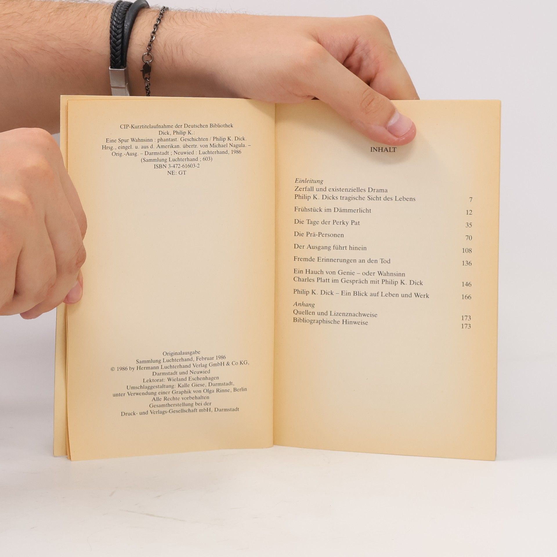 Philip K. Dick Sammlung Luchterhand - 603: Eine Spur Wahnsinn