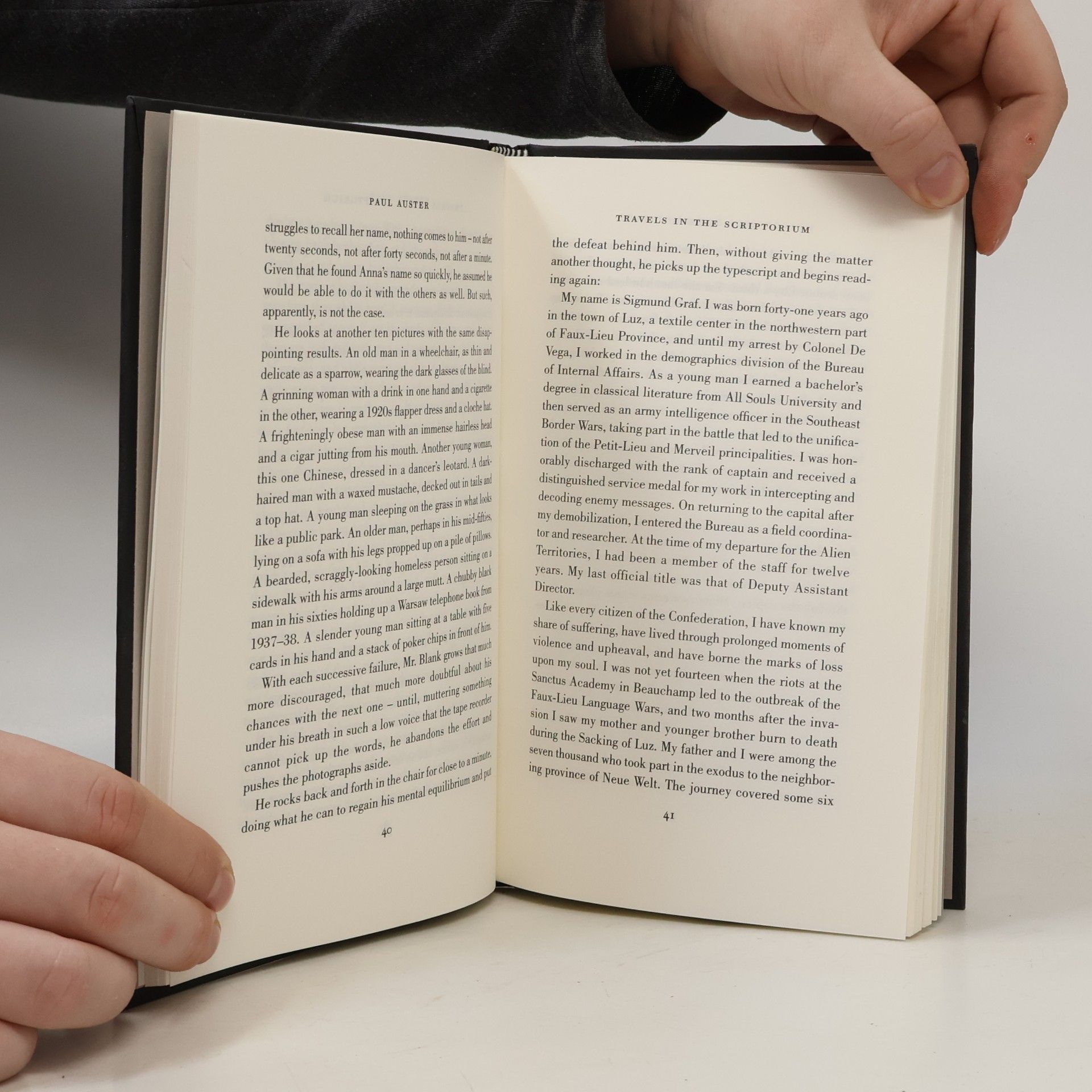Paul Auster Travels in the Scriptorium