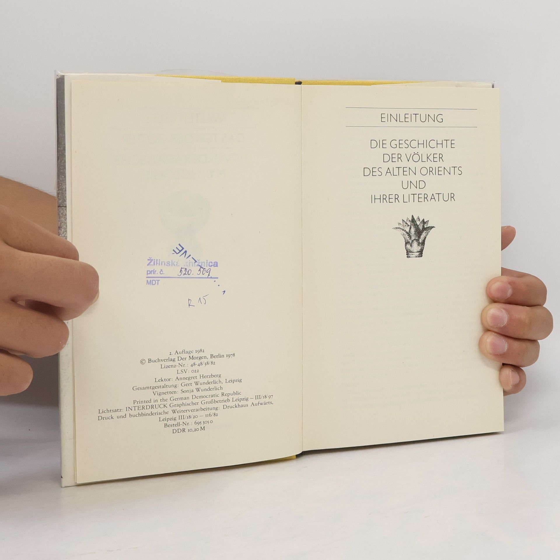 Autorenkollektiv Einleitung. Die Geschichte der Völker des Alten Orients und ihrer Literatur
