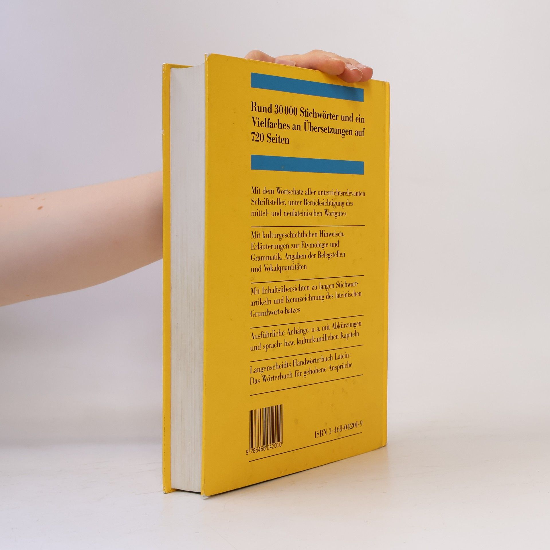 Erich Pertsch Langenscheidts Handwörterbuch Lateinisch-Deutsch