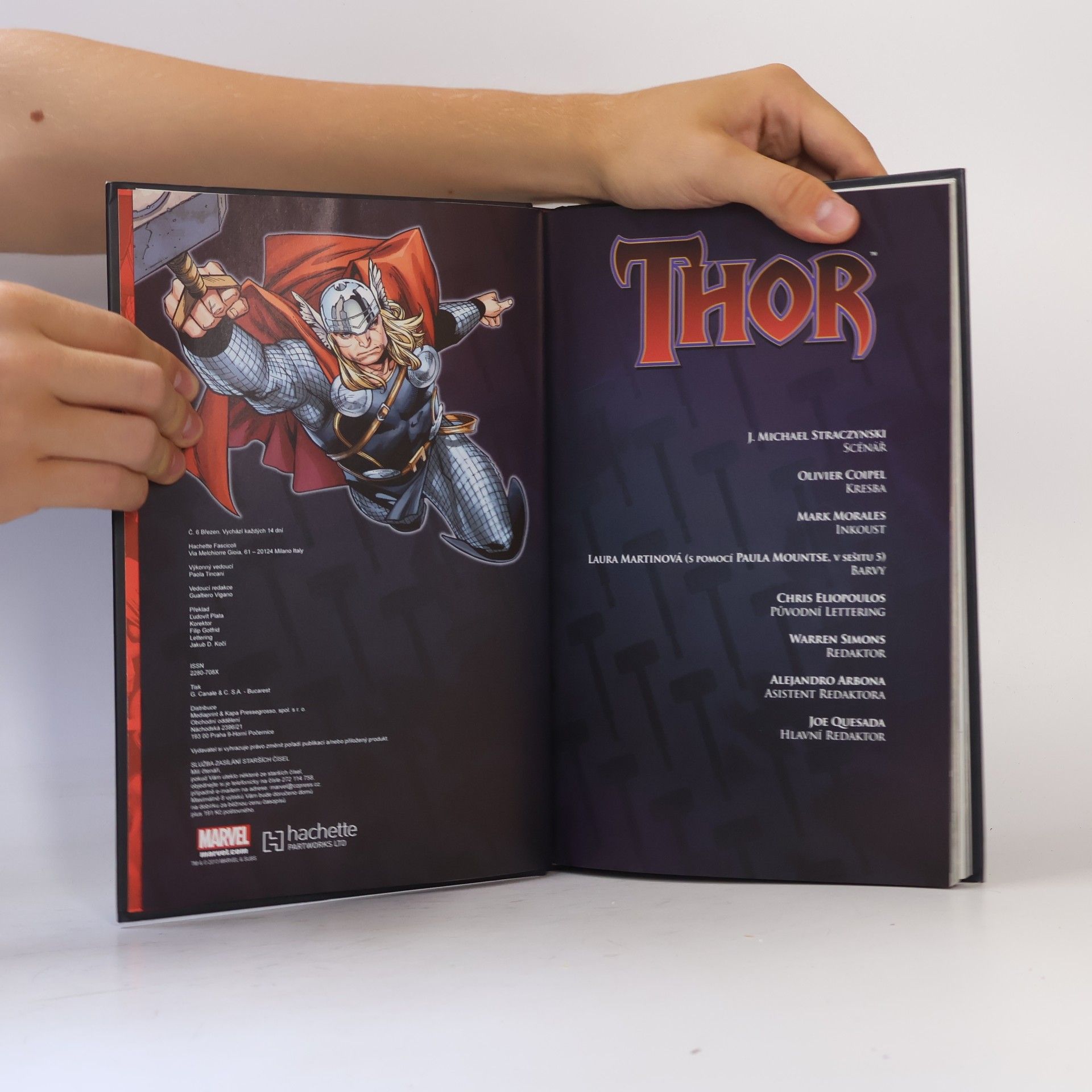 Olivier Coipel Ultimátní komiksový komplet 52. Thor. Znovuzrození