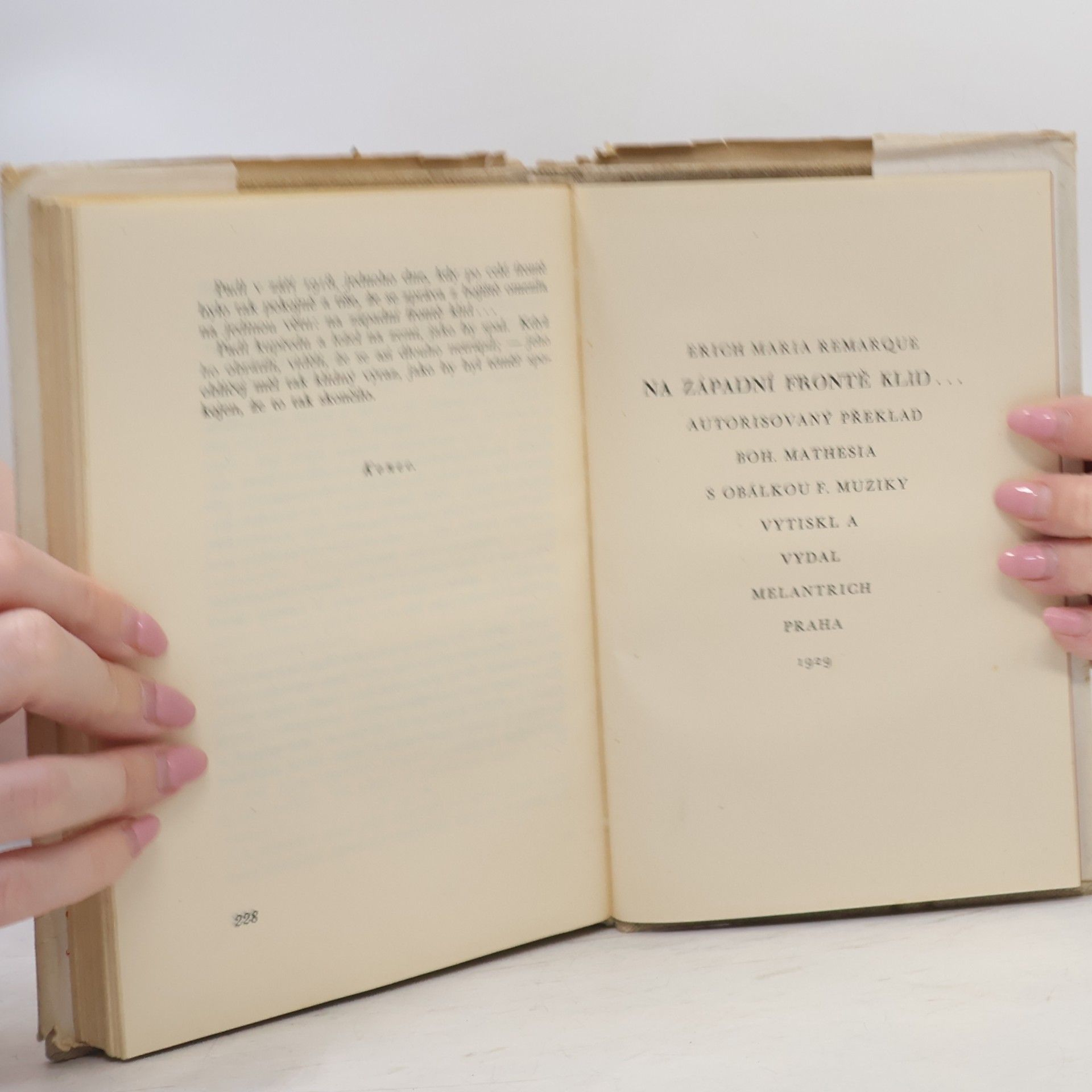 Erich Maria Remarque Na západní frontě klid