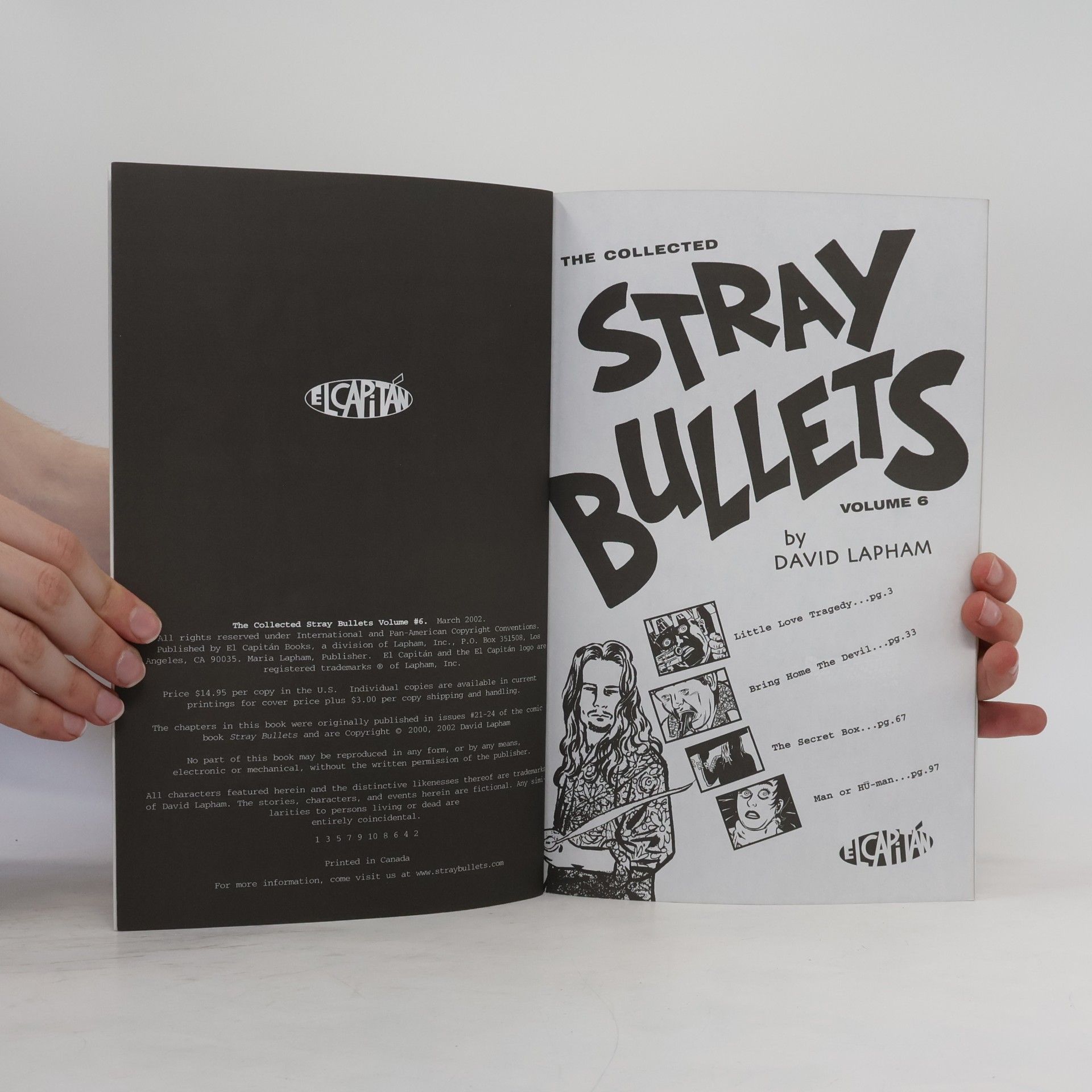 David Lapham Stray Bullets Volume 6 .