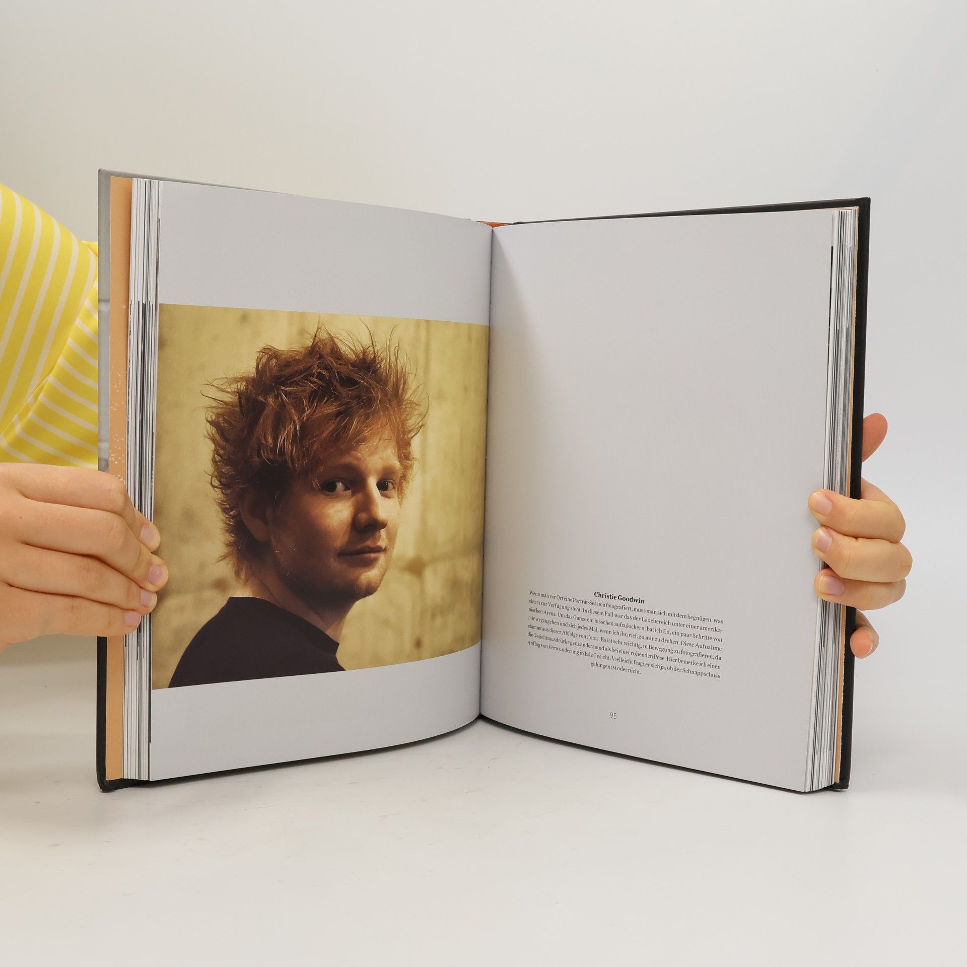 Christie Goodwin Ed Sheeran - im Blitzlicht