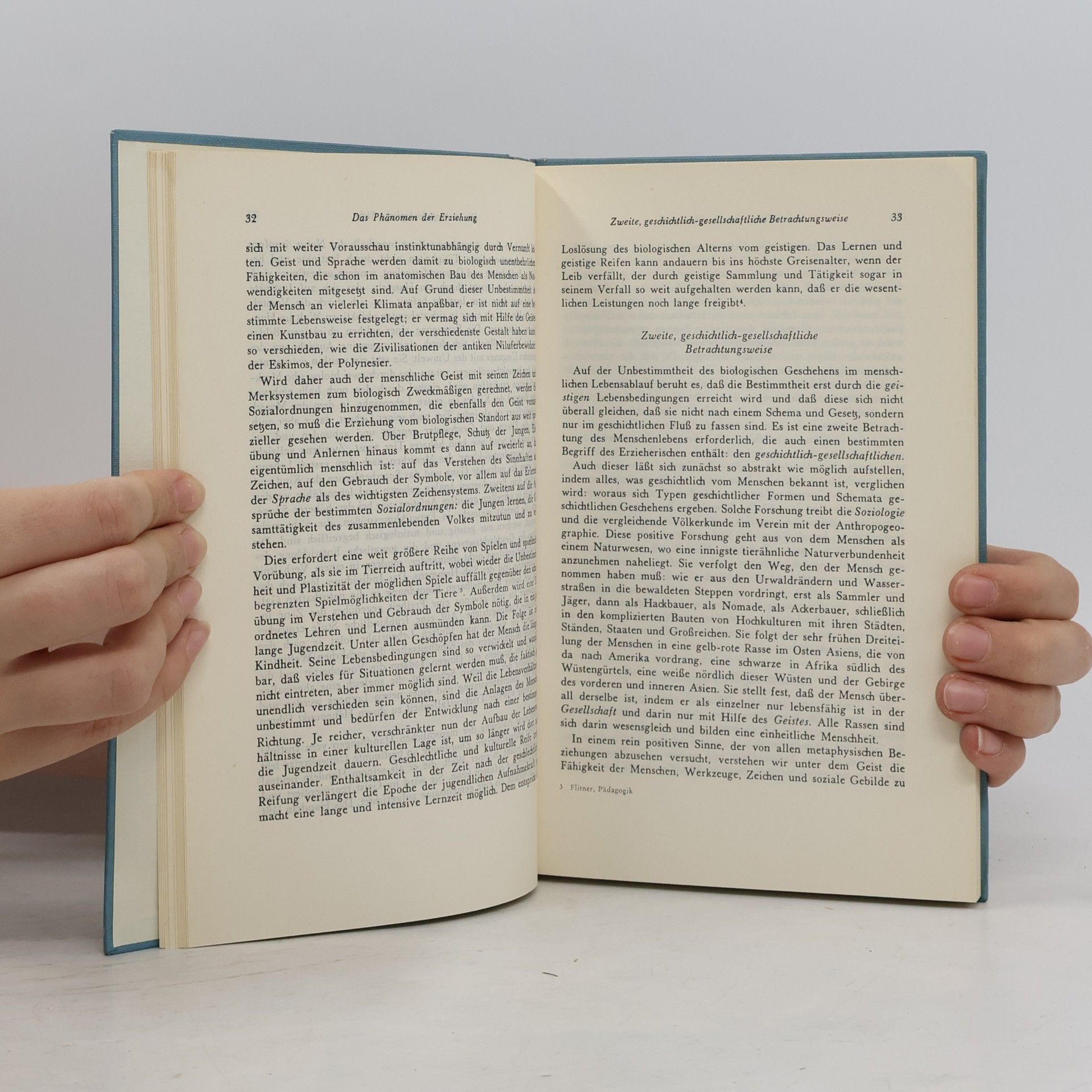 Wilhelm Flitner Allgemeine Pädagogik