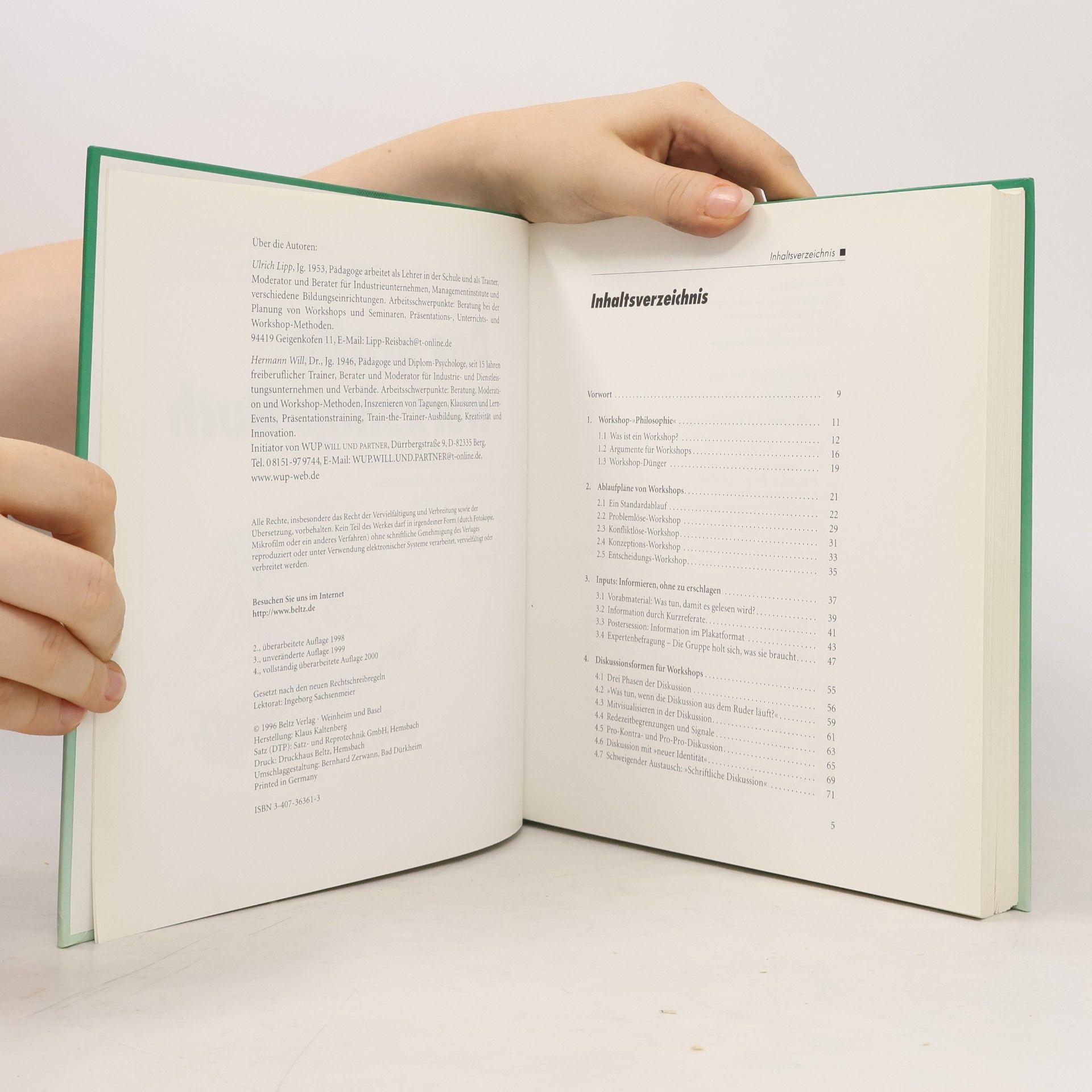 Ulrich Lipp Beltz Weiterbildung: Das grosse Workshop-Buch
