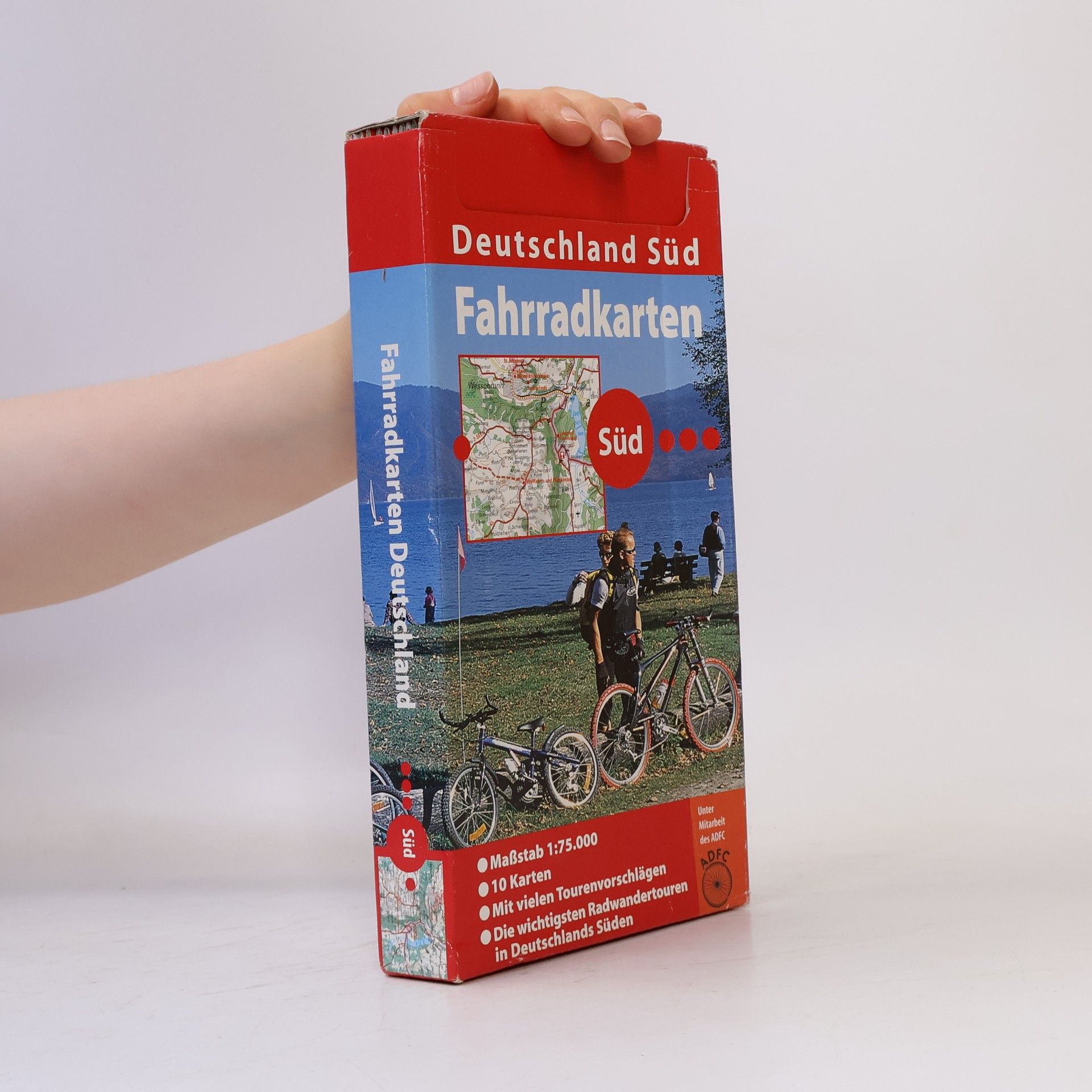 Autores varios Deutschland Süd Fahrradkarten