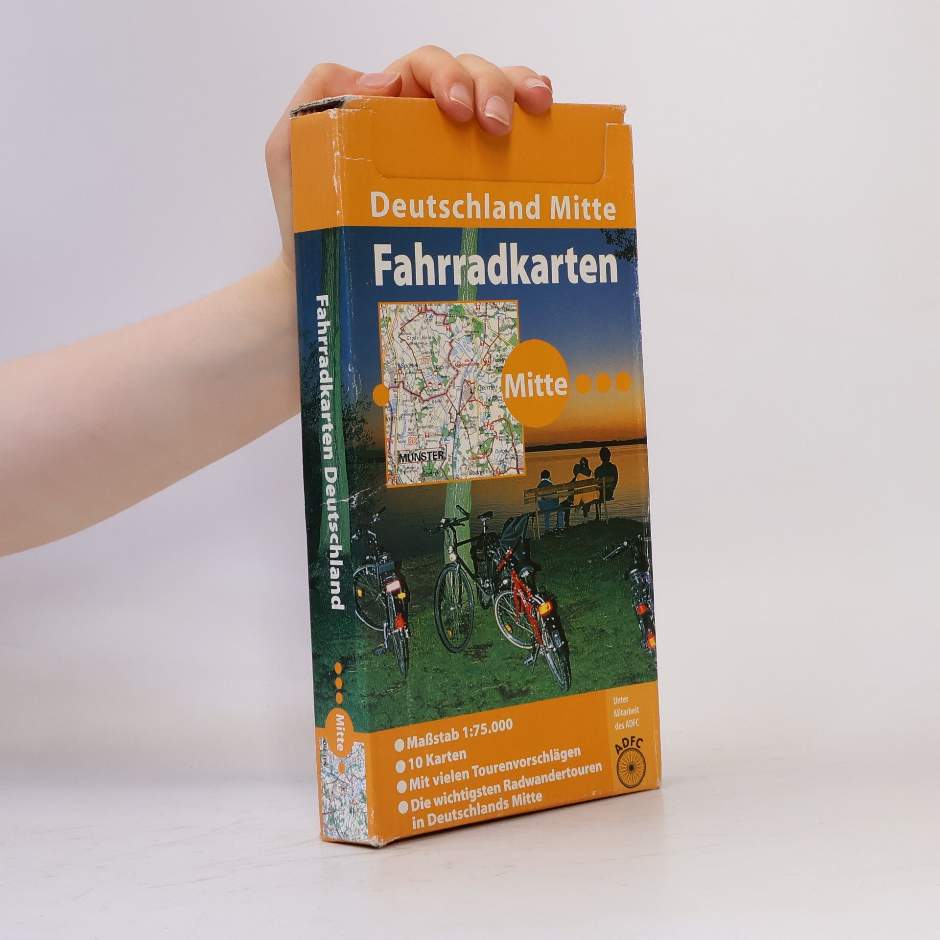 Autores varios Fahrradkarten Deutschland Mitte
