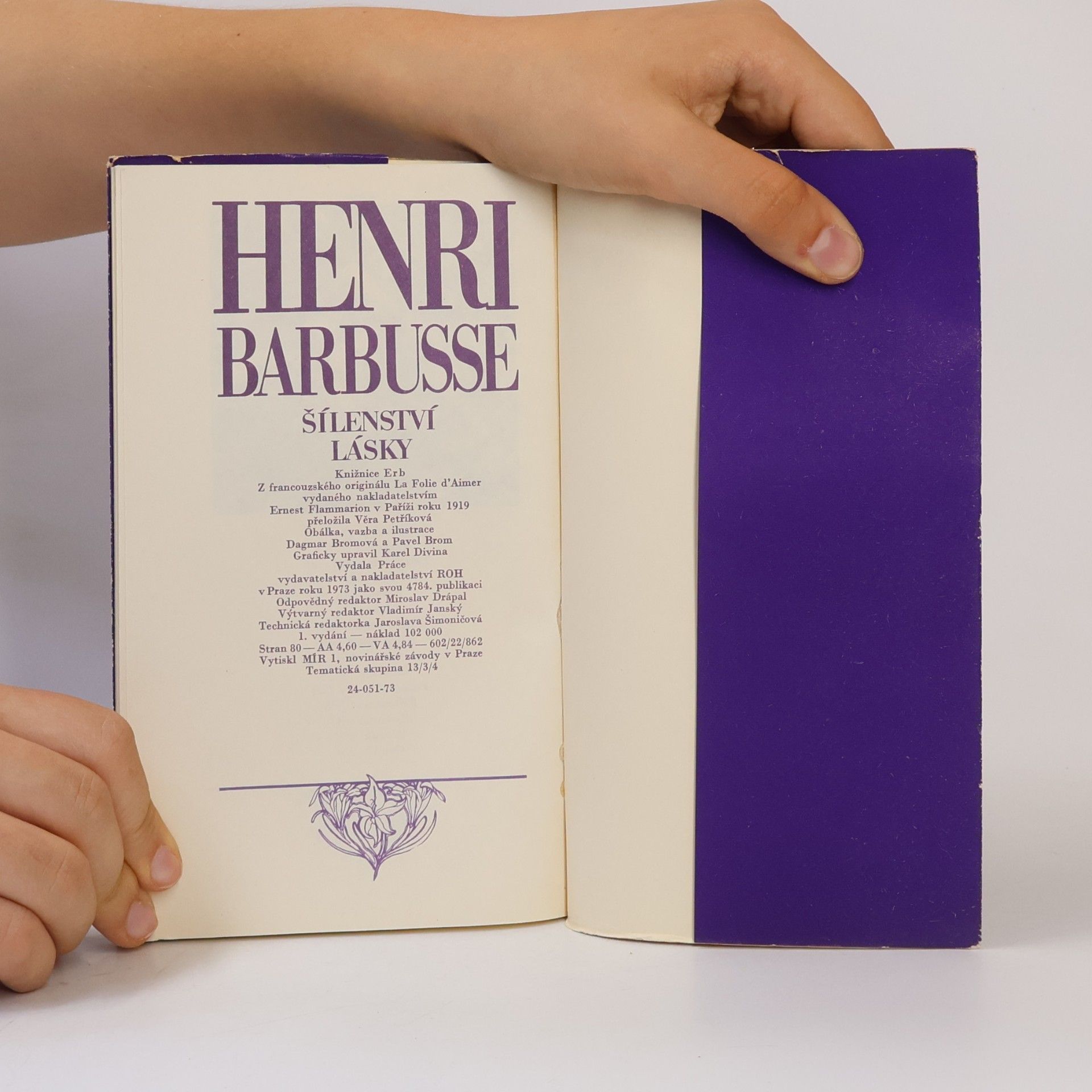 Henri Barbusse Šílenství lásky