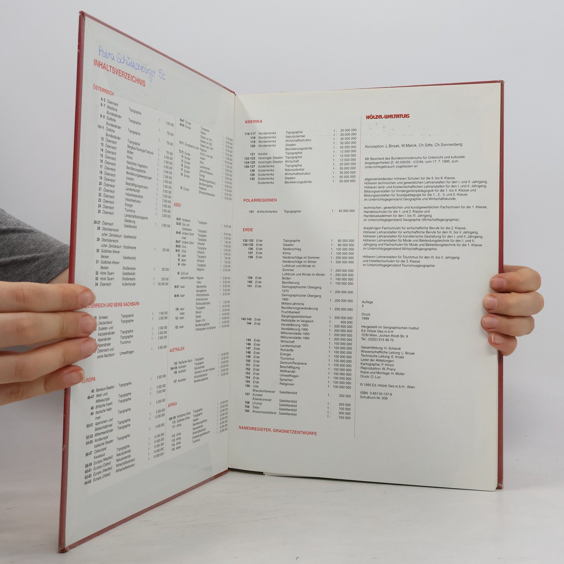 Autorenkollektiv Hölzel-Weltatlas für die Oberstufe