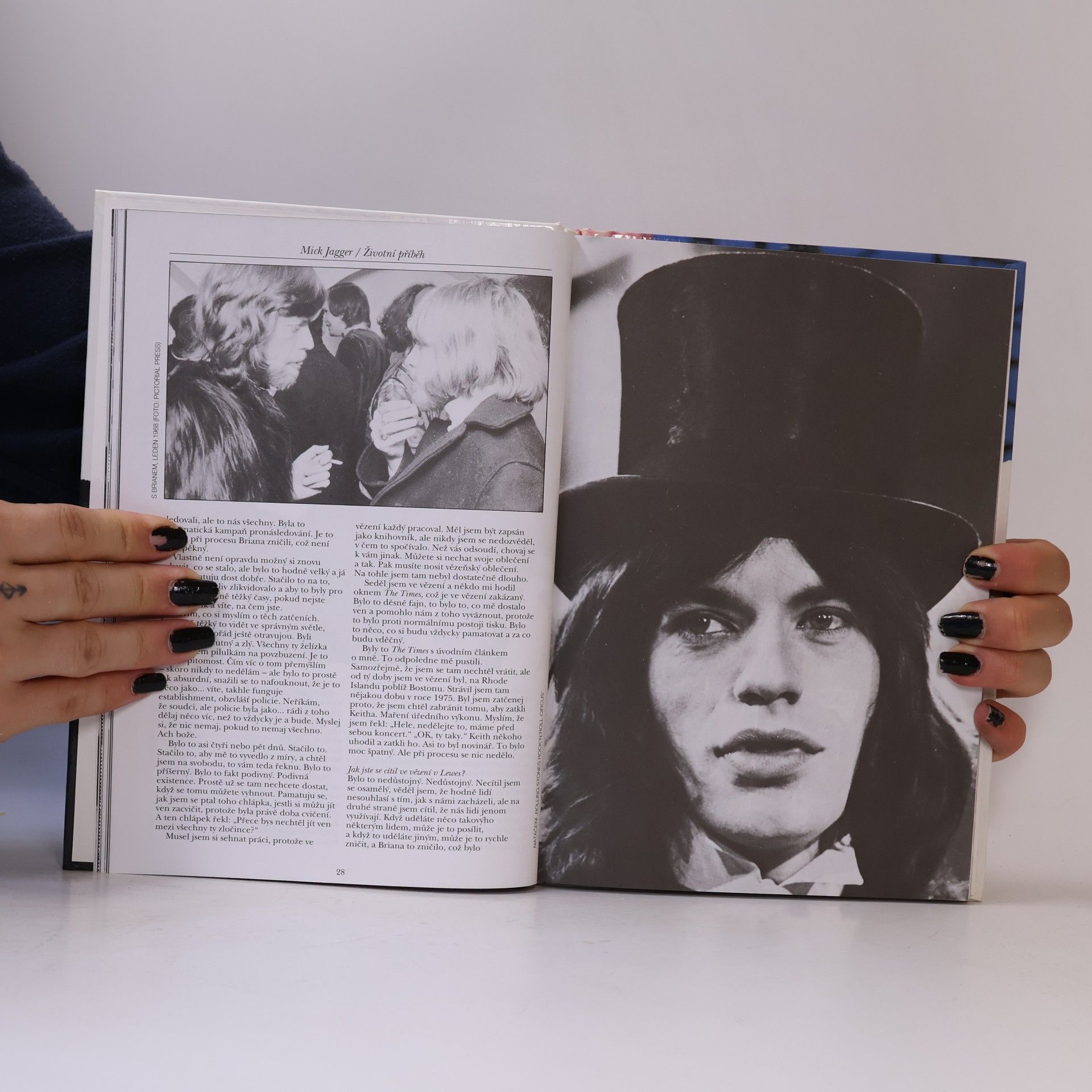 Alena Špačková Mick Jagger jeho vlastními slovy